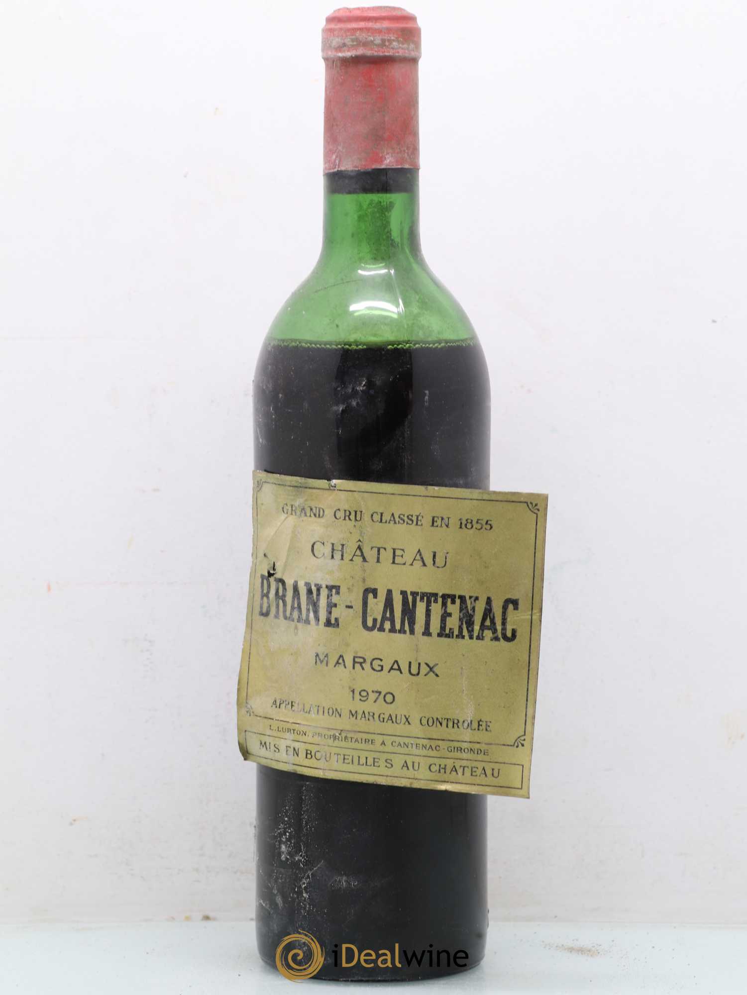 Château Brane Cantenac 2ème Grand Cru Classé 1970 - Lot de 1 bouteille - 0