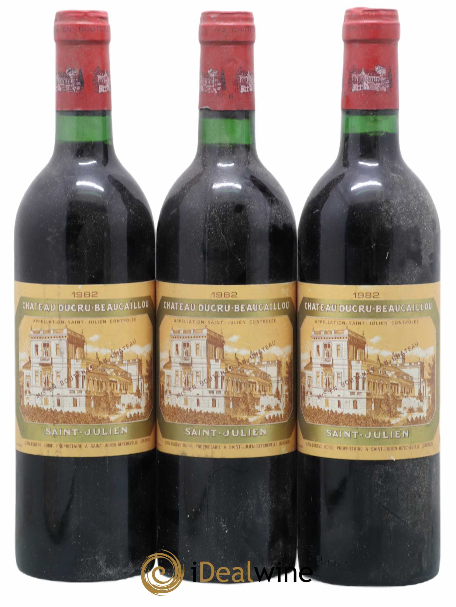 Château Ducru Beaucaillou 2ème Grand Cru Classé 1982 - Lot de 3 bouteilles - 0