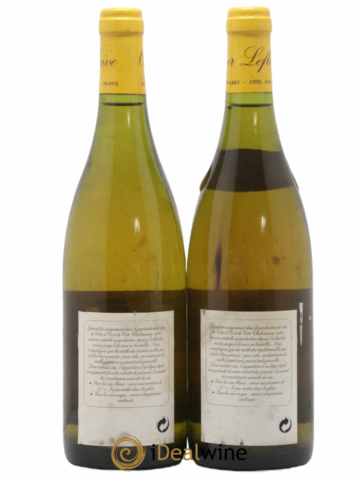 Criots-Bâtard-Montrachet Grand Cru Olivier Leflaive 1992 - Lot de 2 bouteilles - 1