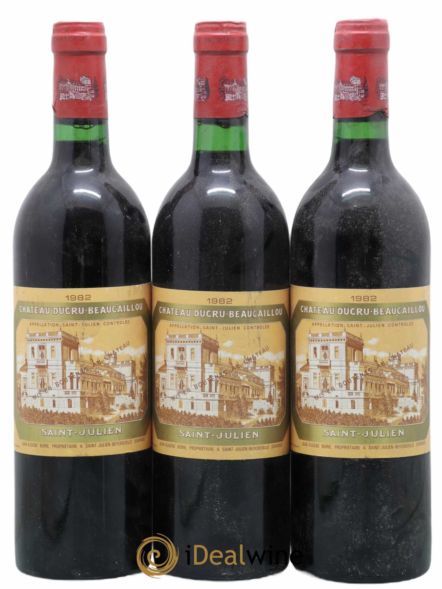 Château Ducru Beaucaillou 2ème Grand Cru Classé 1982 - Lot de 3 bouteilles - 0