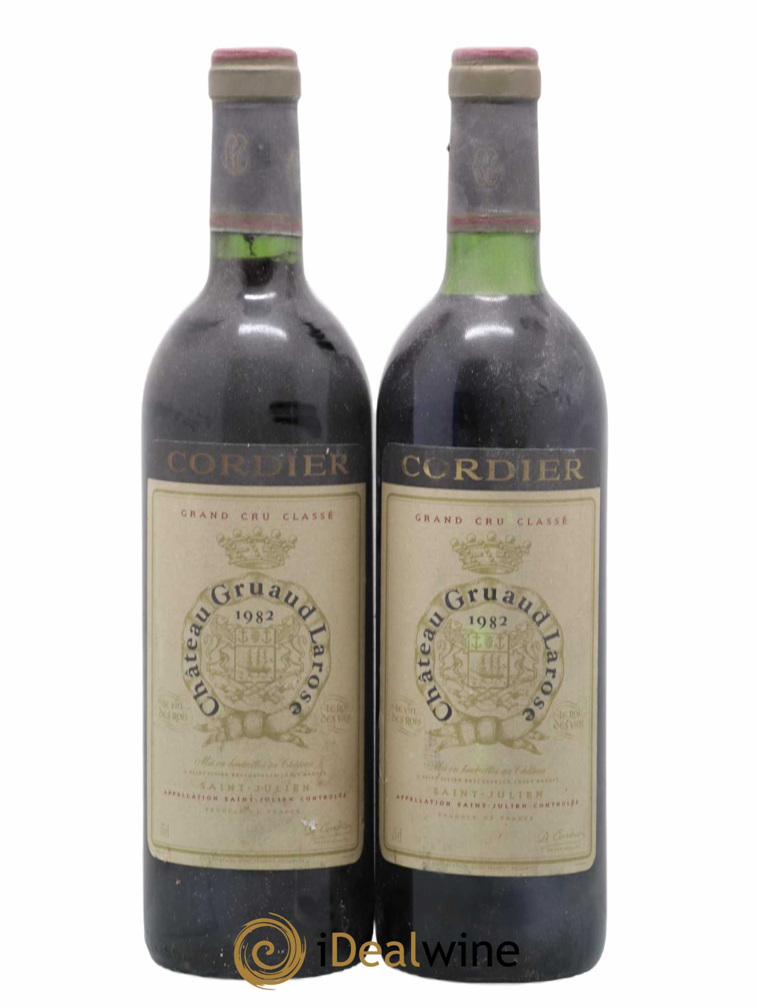 Château Gruaud Larose 2ème Grand Cru Classé 1982 - Lot de 2 bouteilles - 0