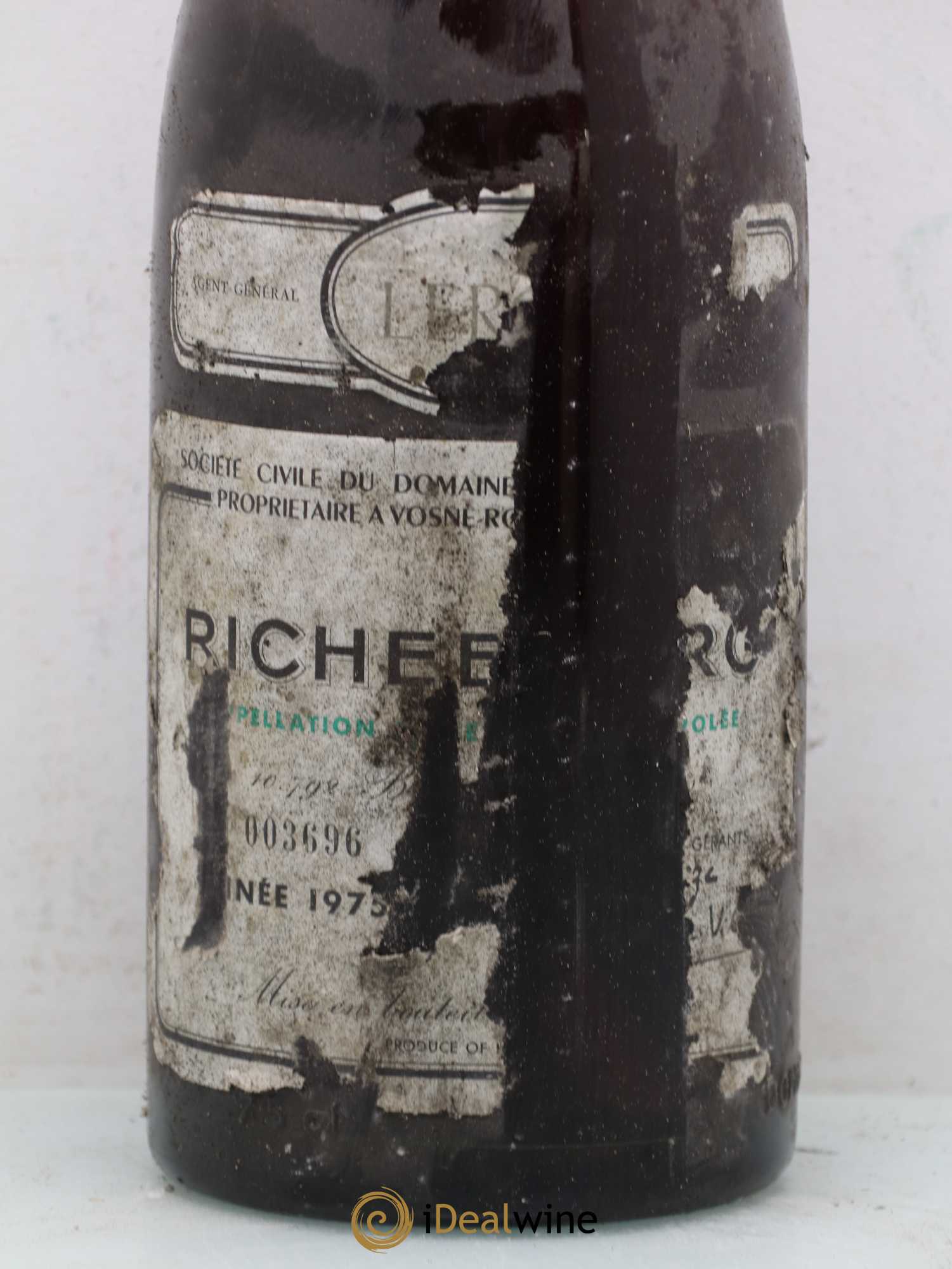 Richebourg Grand Cru Domaine de la Romanée-Conti 1975 - Lot de 1 bouteille - 1