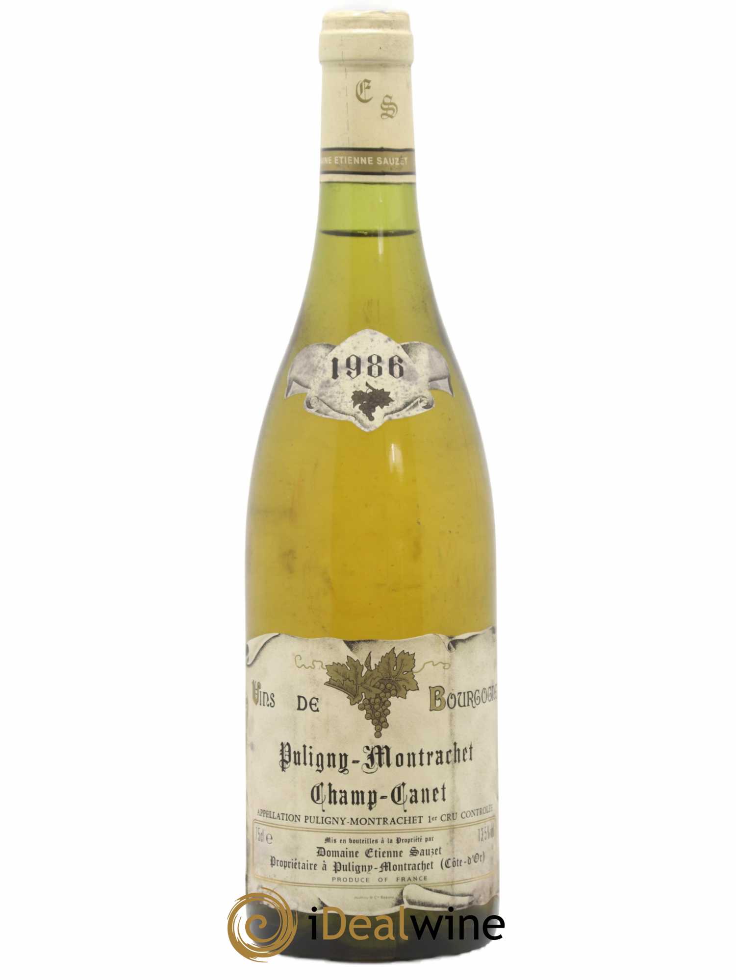 Puligny-Montrachet 1er Cru Champ Canet Etienne Sauzet 1986 - Lot de 1 bouteille - 0