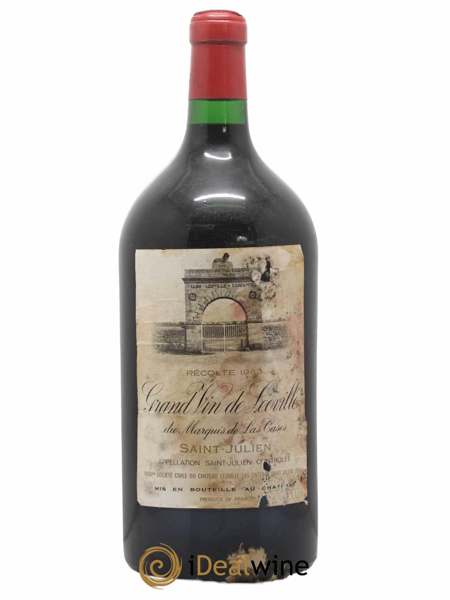 Château Léoville Las Cases 2ème Grand Cru Classé 1983 - Lot de 1 double magnum - 0