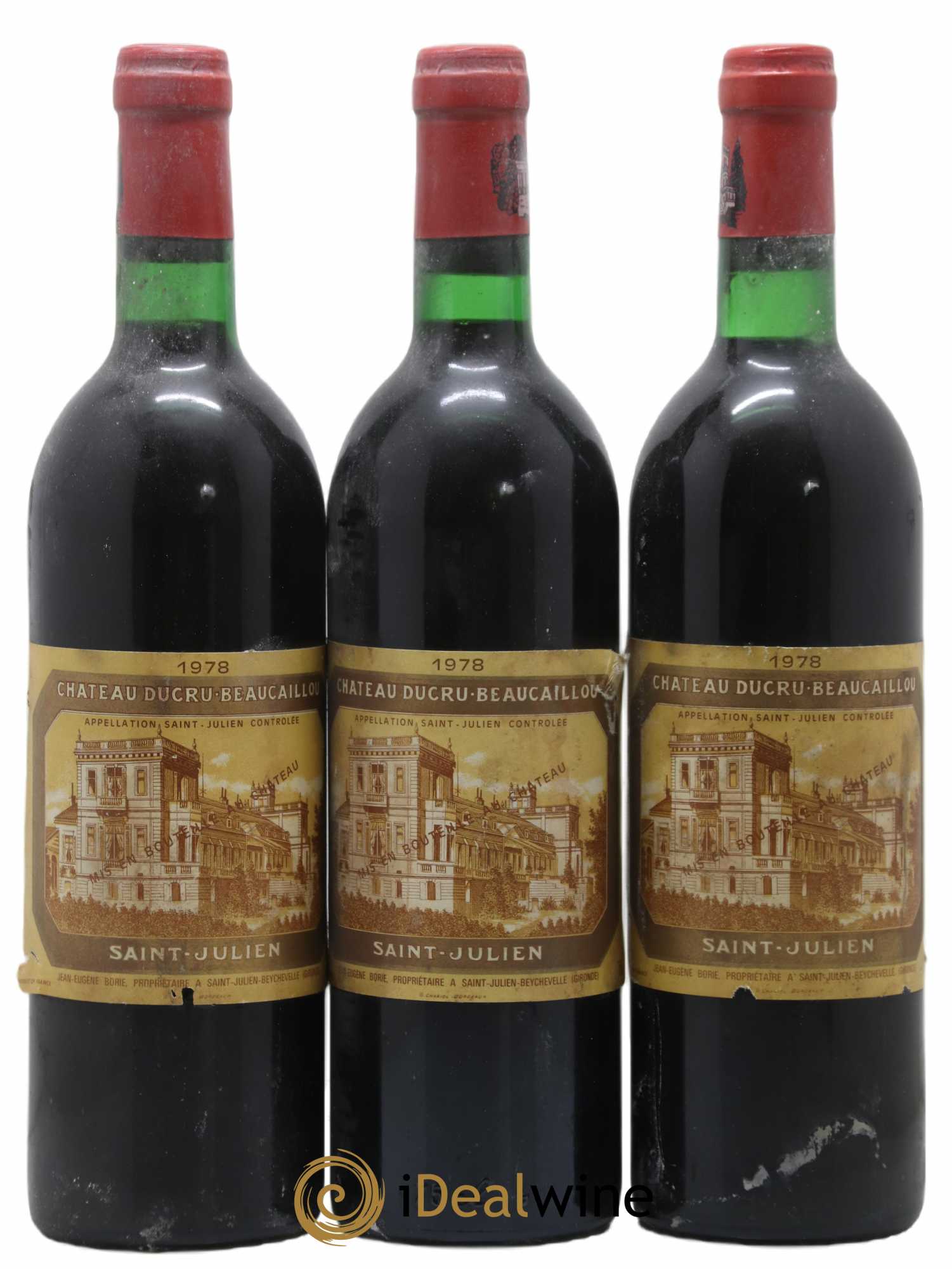 Château Ducru Beaucaillou 2ème Grand Cru Classé 1978 - Lot de 3 bouteilles - 0