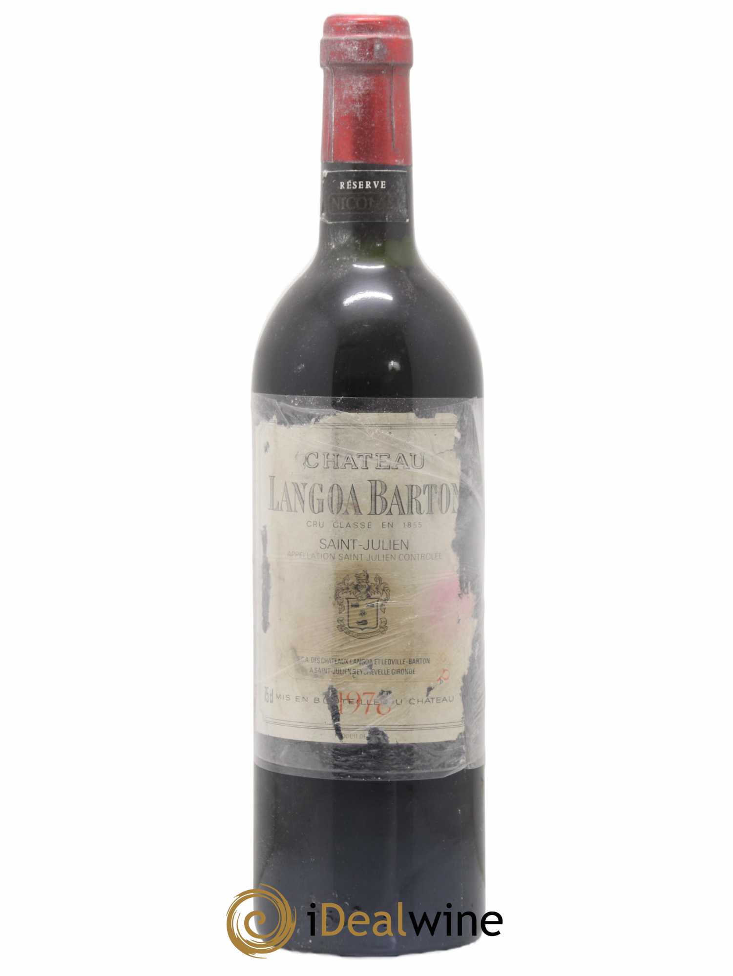 Château Langoa Barton 3ème Grand Cru Classé 1978 - Lot de 1 bouteille - 0