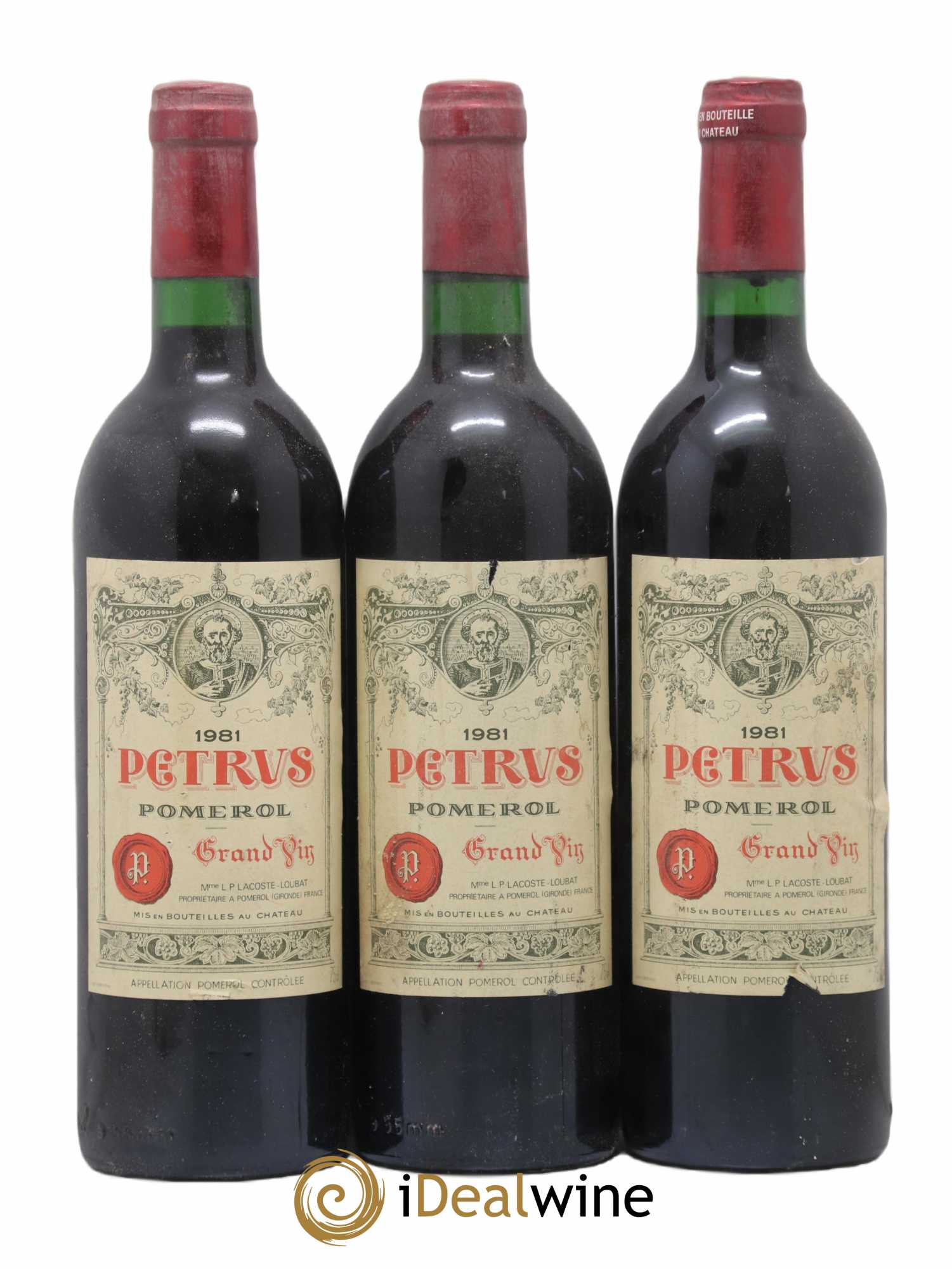 Petrus 1981 - Posten von 3 Flaschen - 0