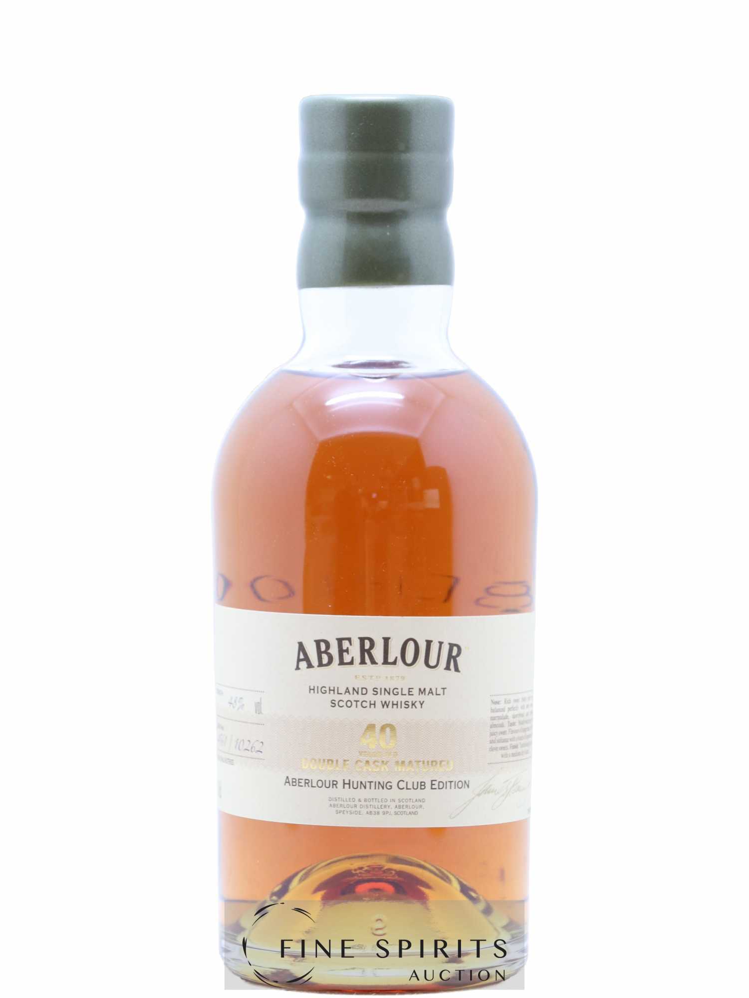 Aberlour 40 years Of. Hunting Club Edition Casks n°4561-10262 - Posten von 1 Flasche - 1