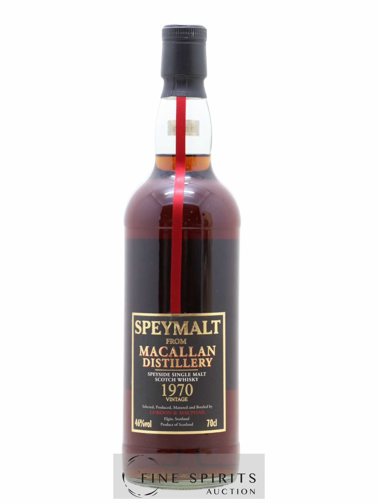 Speymalt From Macallan 1970 Gordon & MacPhail 1st Fill Sherry Butt - Cask n°8326 - bottled 2009 LMDW - Lot de 1 bouteille - 2