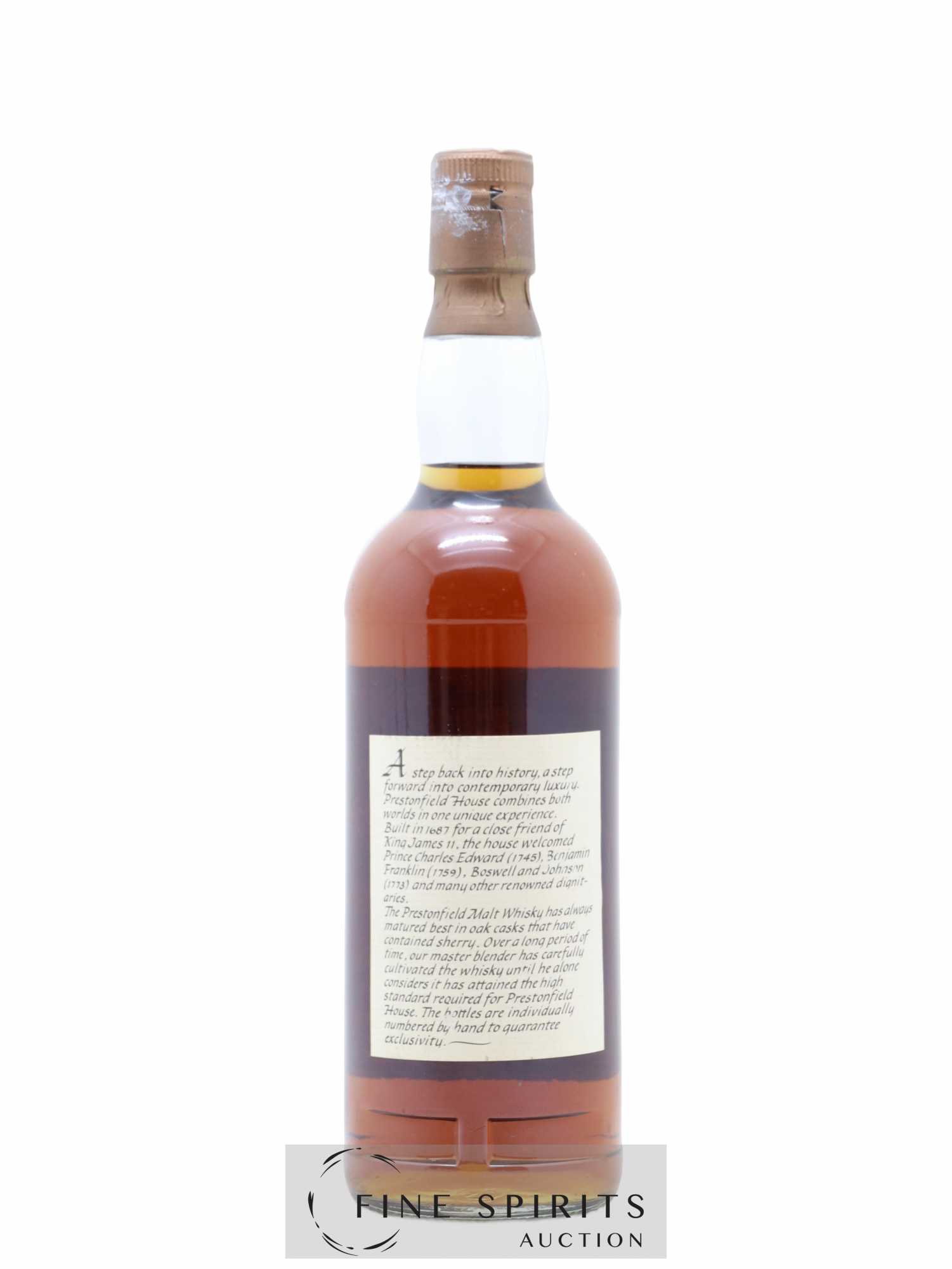 Bowmore 22 years 1965 Of. The Prestonfield Sherry Wood Cask n°47 - Lot de 1 bouteille - 1