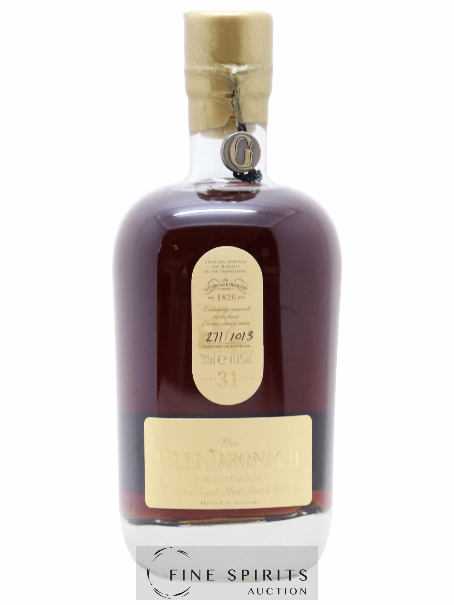 Glendronach 31 years Of. Grandeur One of 1013 - Lot de 1 bouteille - 1