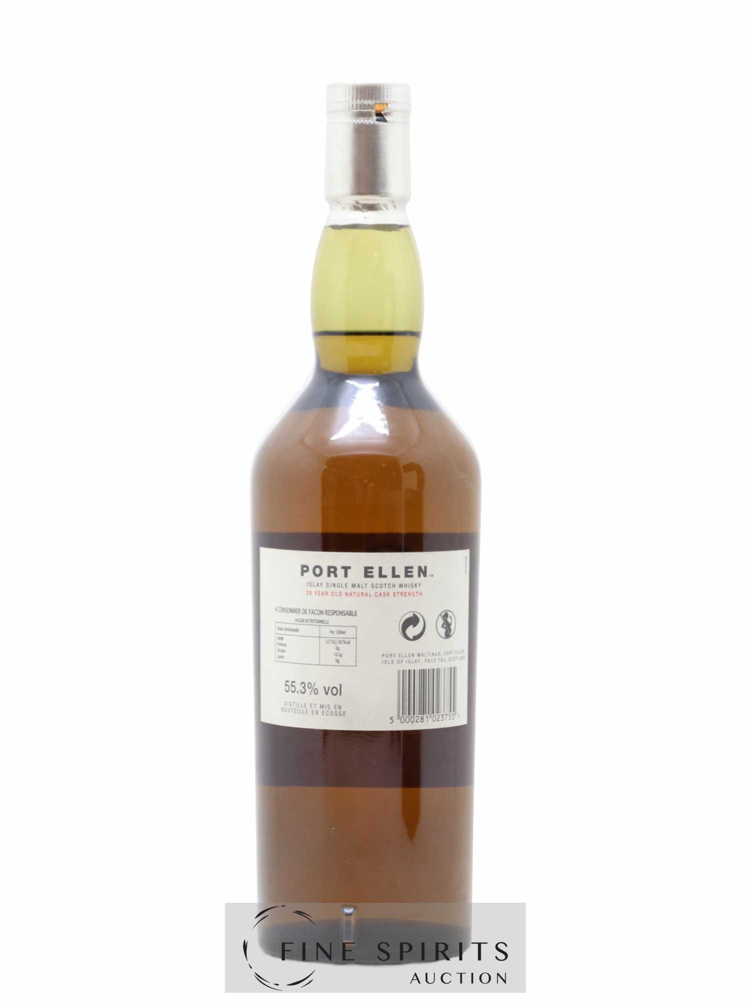Port Ellen 29 years 1978 Of. 8th Release Natural Cask Strength - One of 6618 - bottled 2008 Limited Edition - Lot de 1 bouteille - 2