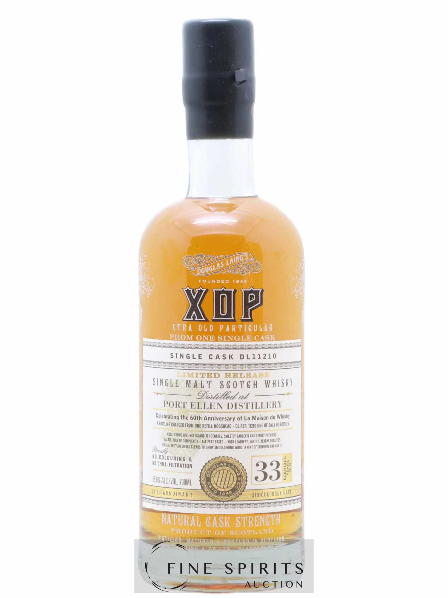 Port Ellen 33 years Douglas Laing Xtra Old Particular Single Cask DL11210 LMDW 60th Anniversary Limited Release of 60 bottles - Posten von 1 Flasche - 1