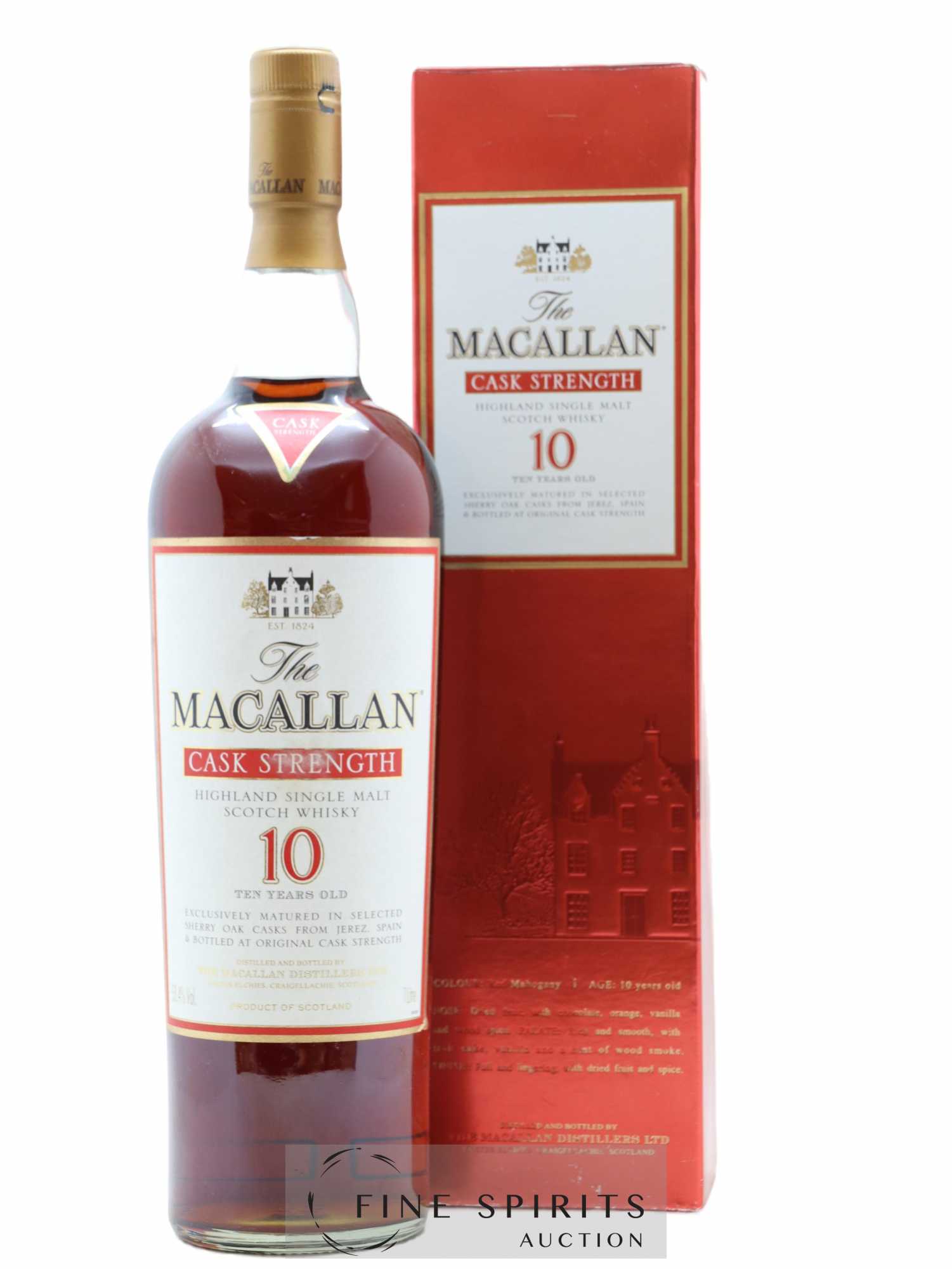 Macallan (The) 10 years Of. Original Cask Strength - Lot de 1 bouteille - 0