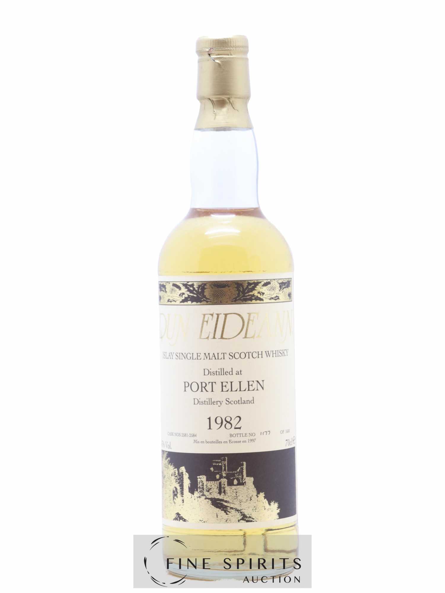 Port Ellen 1982 Signatory Vintage Dun Eideann Casks n°2581-2584 - One of 1650 - bottled 1997 Auxil Import - Lot of 1 bottle - 1