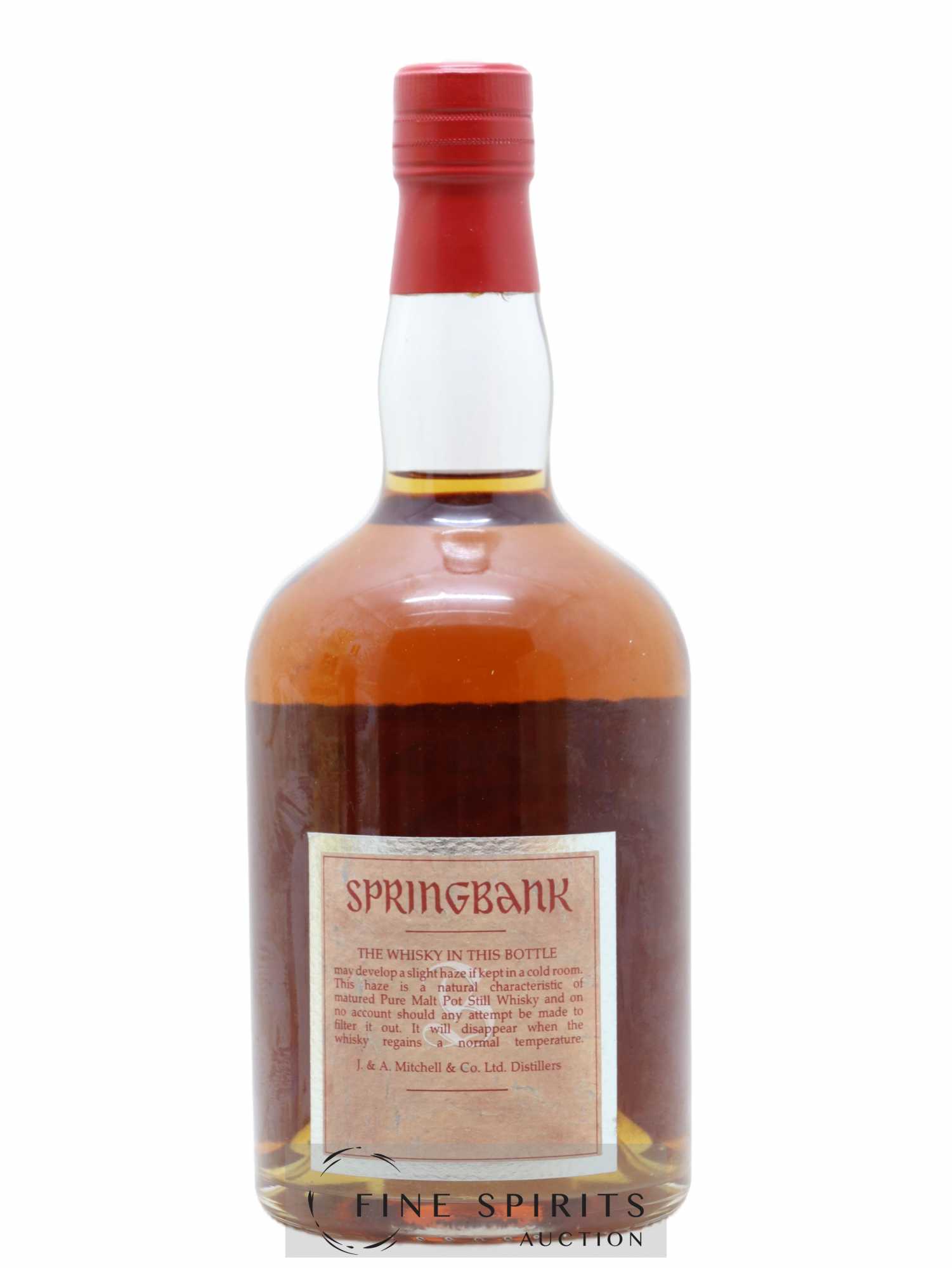 Springbank 25 years Of. Dumpy Red Wax - Lot of 1 bottle - 2