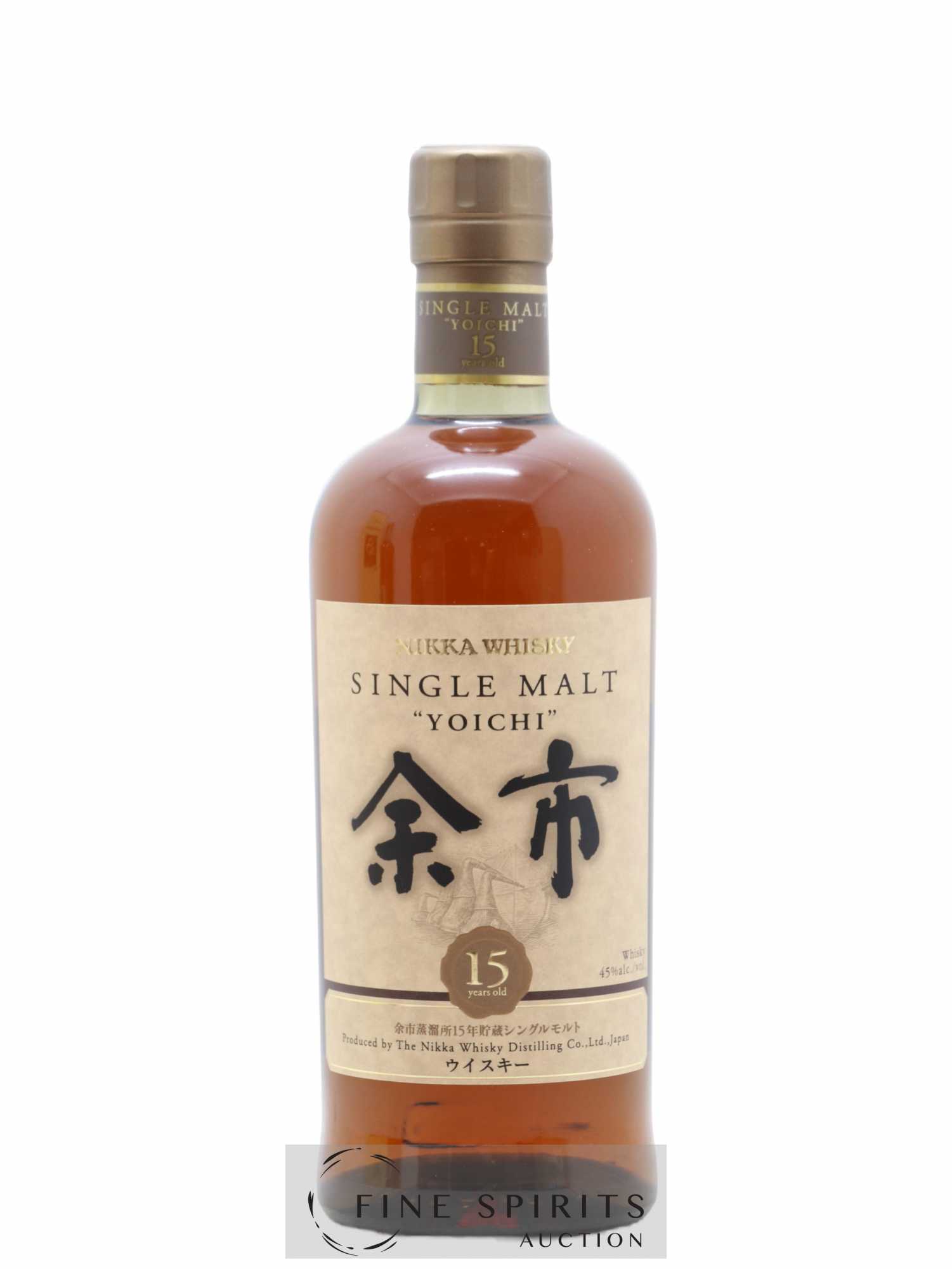 Yoichi 15 years Of. Nikka Whisky - Lot de 1 bouteille - 1