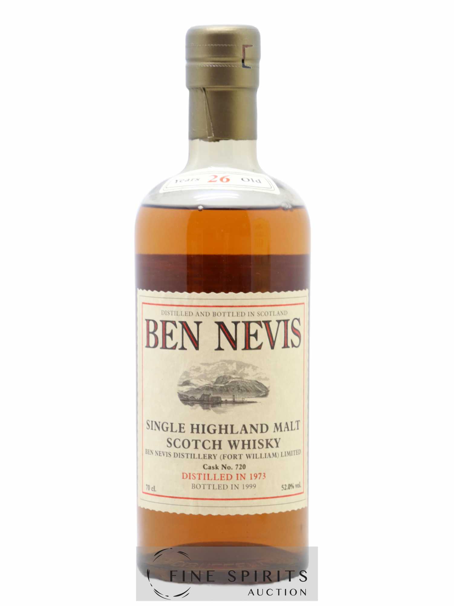 Ben Nevis 26 years 1973 Of. Cask n°720 - bottled 1999 - Lot de 1 bouteille - 1