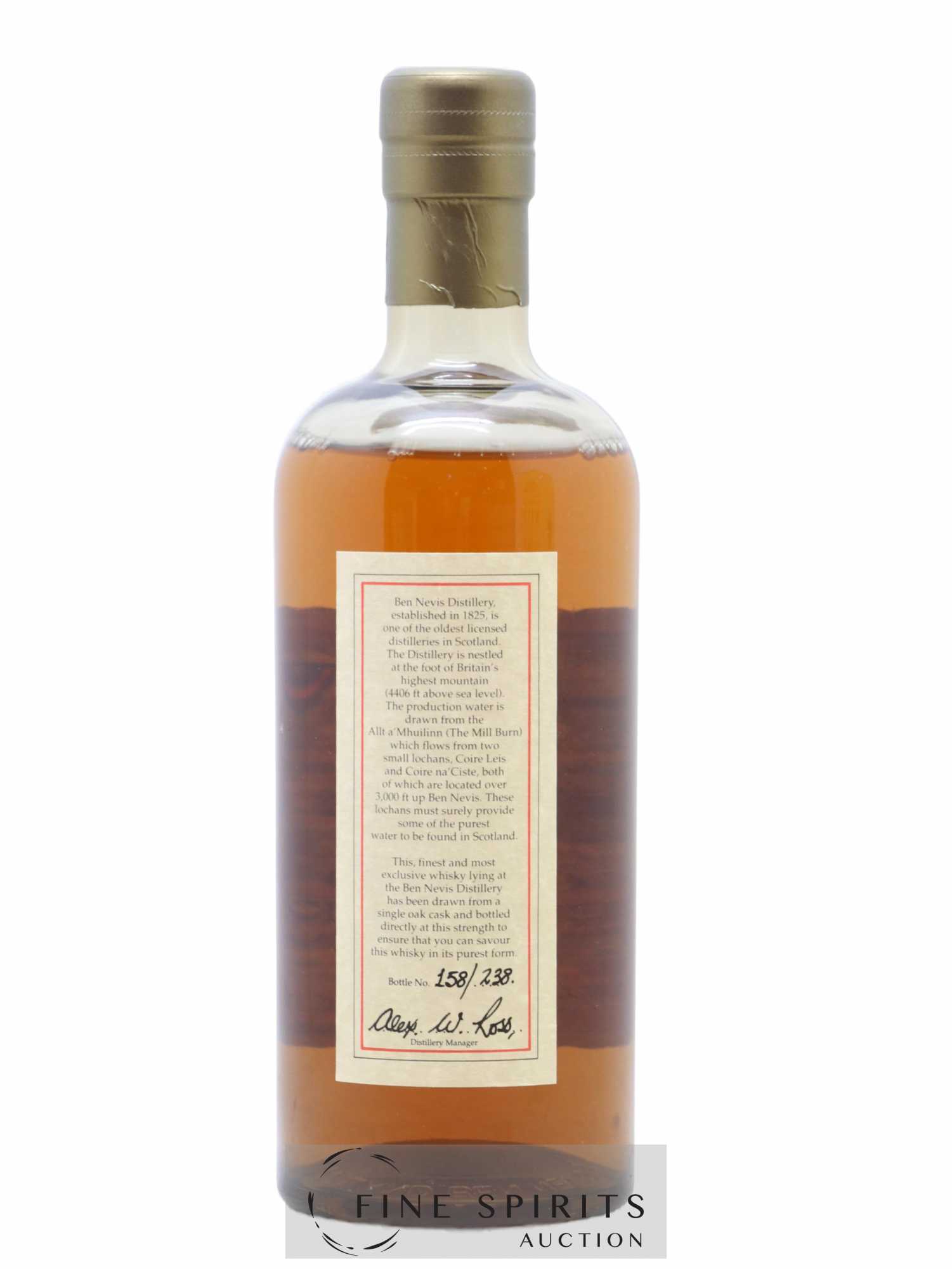 Ben Nevis 26 years 1973 Of. Cask n°720 - bottled 1999 - Lot de 1 bouteille - 2