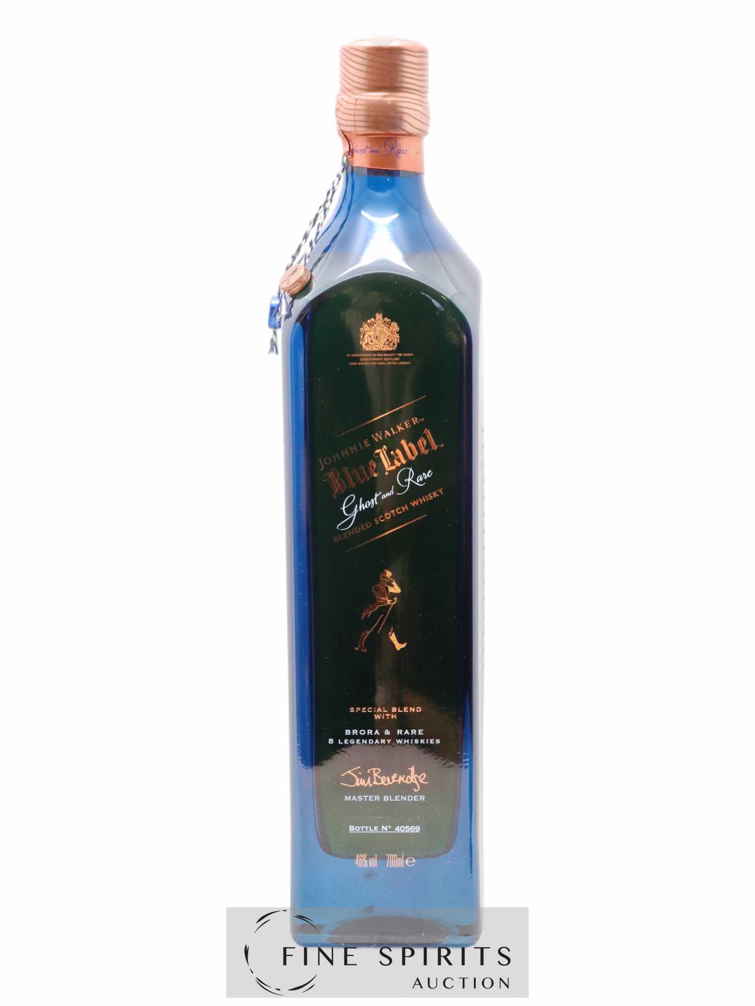 Johnnie Walker Of. Ghost and Rare Brora and 8 Rare Whiskies Blue Label - Special Blend (70 cl.) - Lot de 1 bouteille - 1