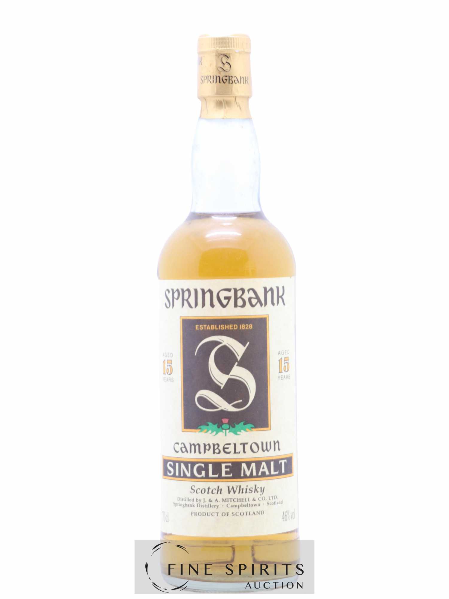 Springbank 15 years Of. Parchment Label - Posten von 1 Flasche - 1
