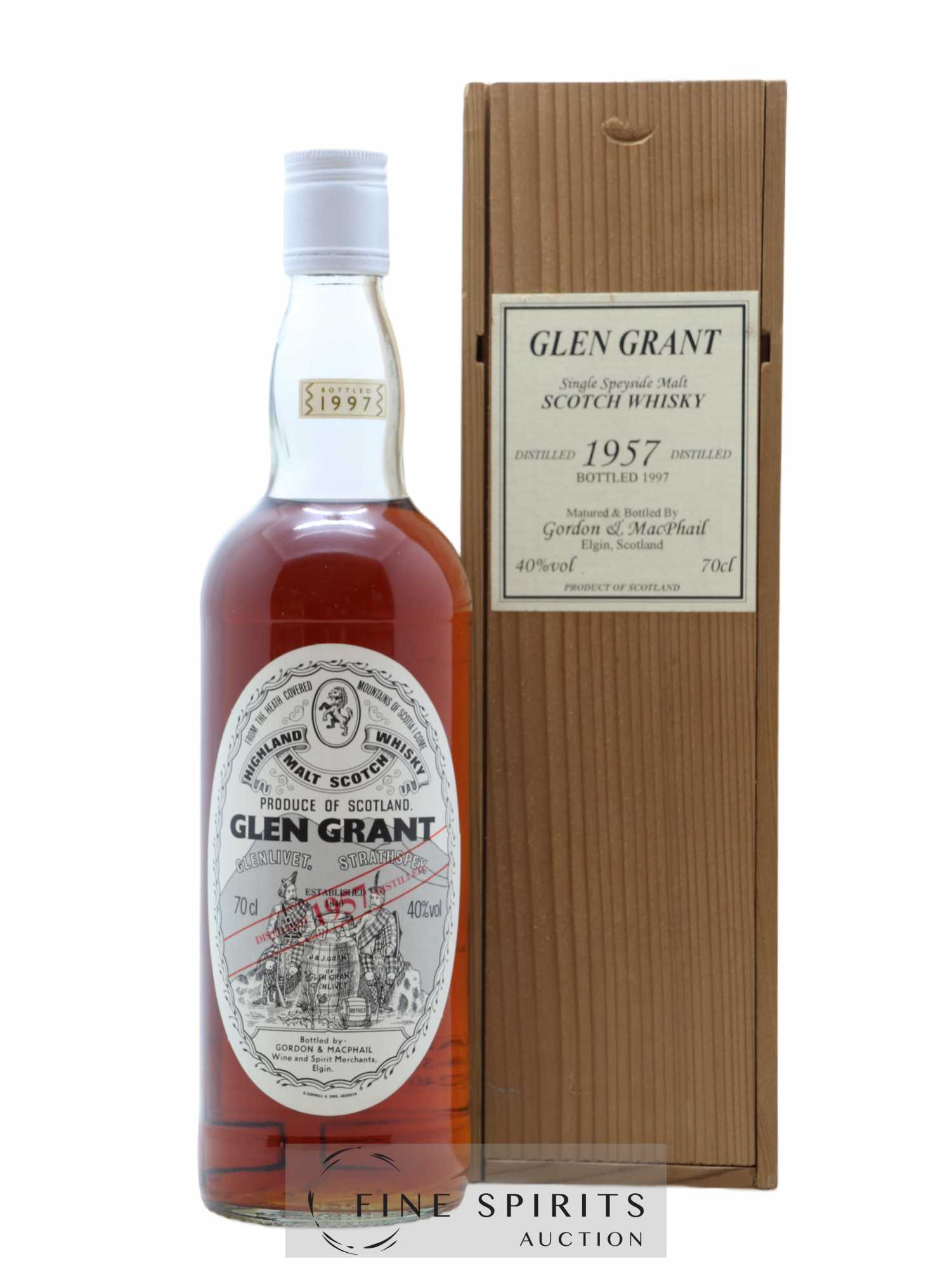 Glen Grant 1957 Gordon & MacPhail bottled 1997 - Lot de 1 bouteille - 0
