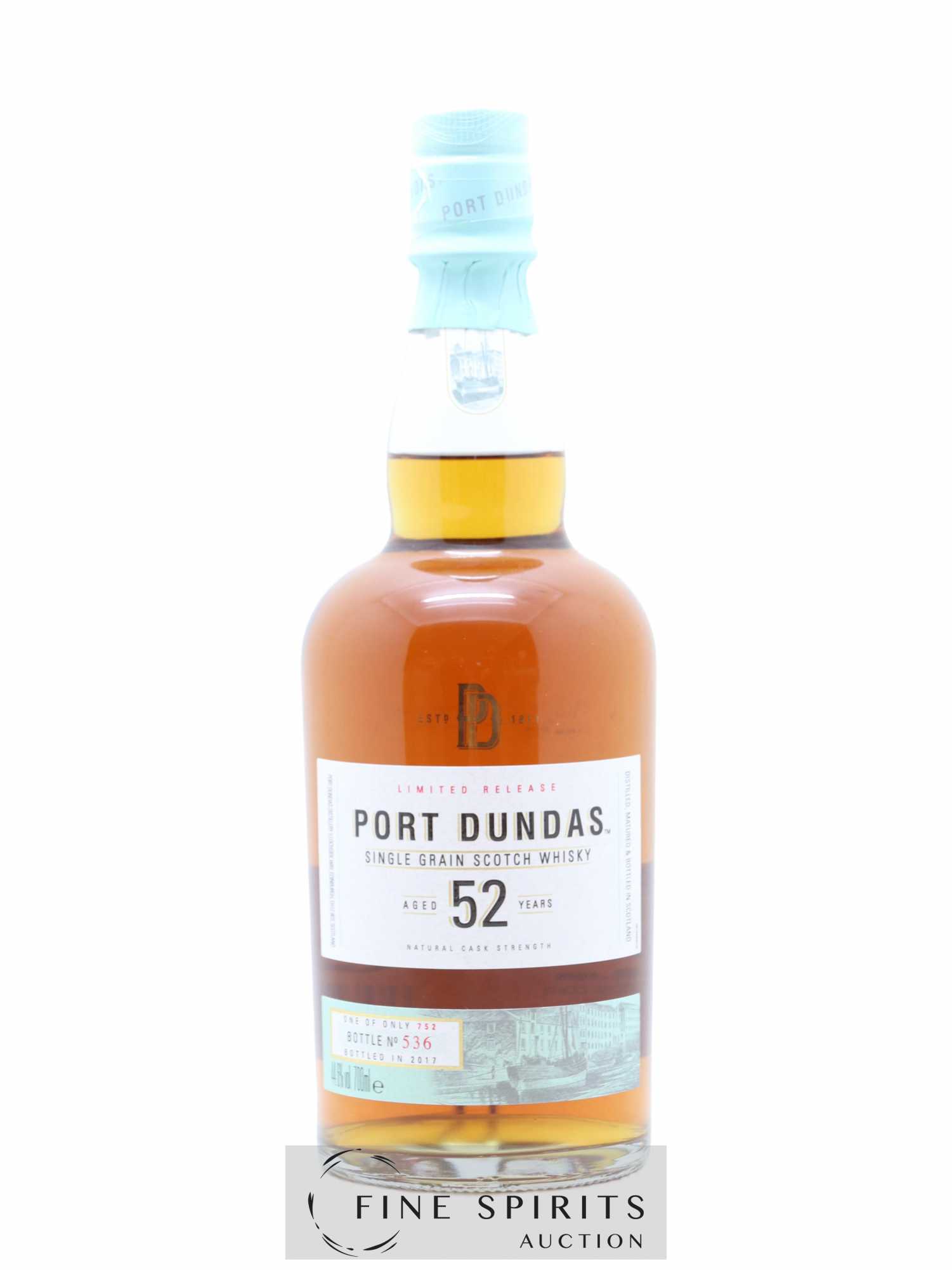 Port Dundas 52 years Of. Natural Cask Strength One of 752 - bottled 2017 Limited Release - Lotto di 1 bottiglia - 1