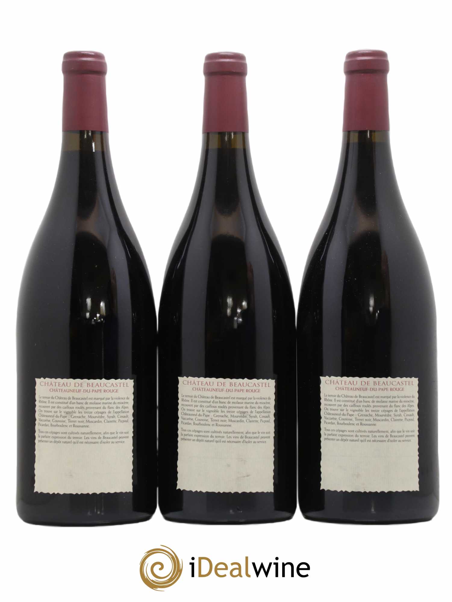 Châteauneuf-du-Pape Château de Beaucastel Famille Perrin 2000 - Lot de 6 magnums - 4