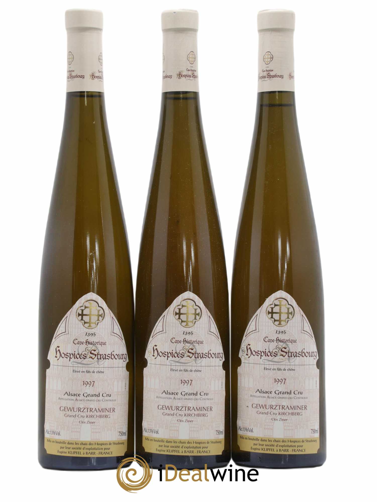 Gewurztraminer Hospice de Strasbourg Kirshberg Clos Zisser 1997 - Posten von 3 Flaschen - 0