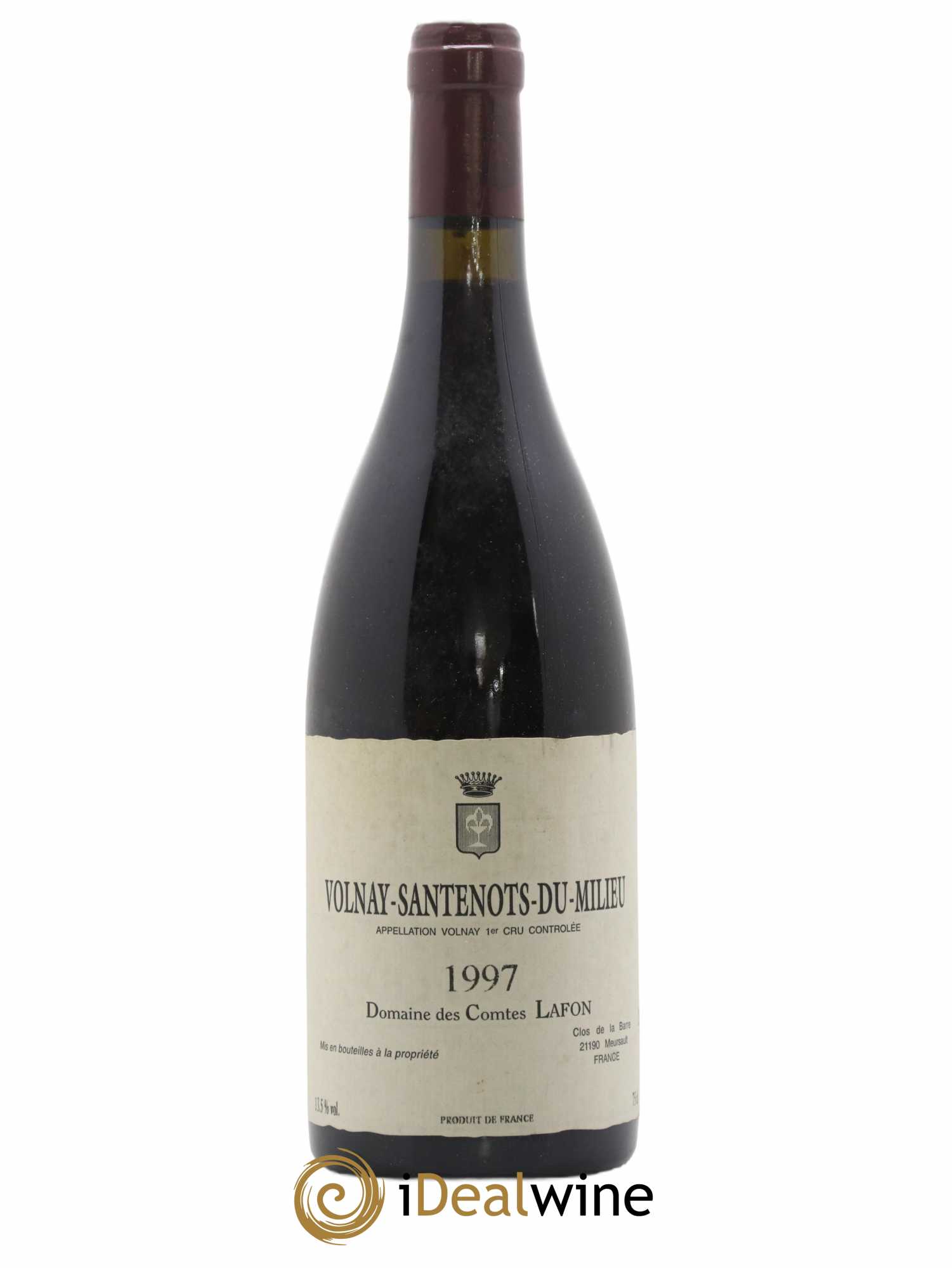 Volnay 1er Cru Santenots du Milieu Comtes Lafon (Domaine des) 1997 - Lot de 1 bouteille - 0