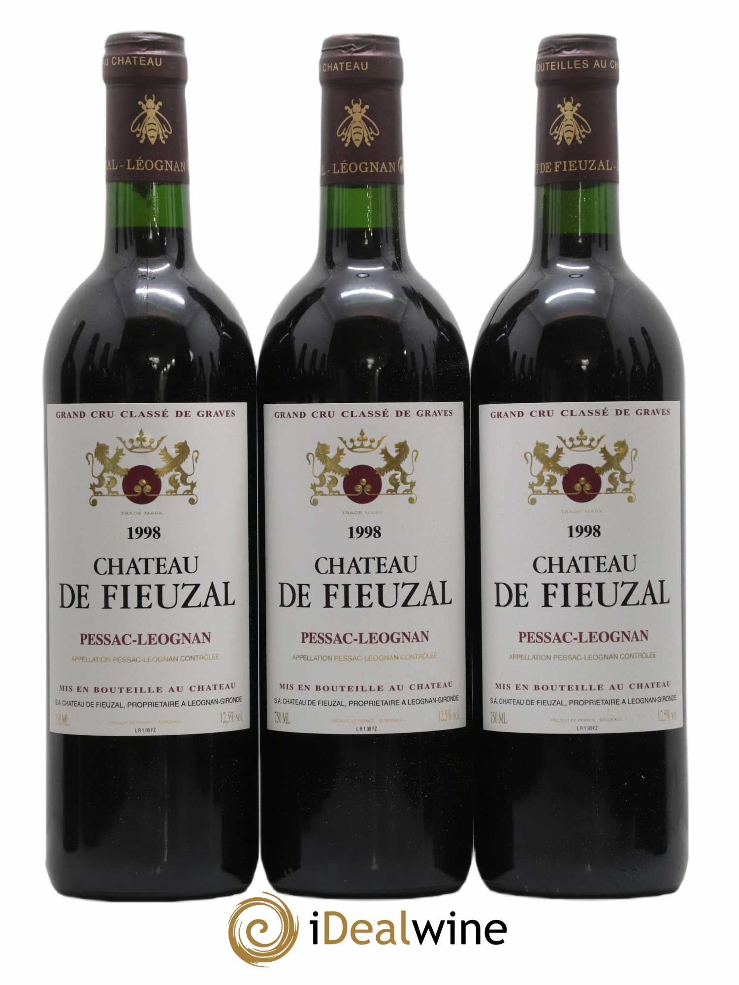 Château de Fieuzal Cru Classé de Graves 1998 - Lot de 12 bouteilles - 3
