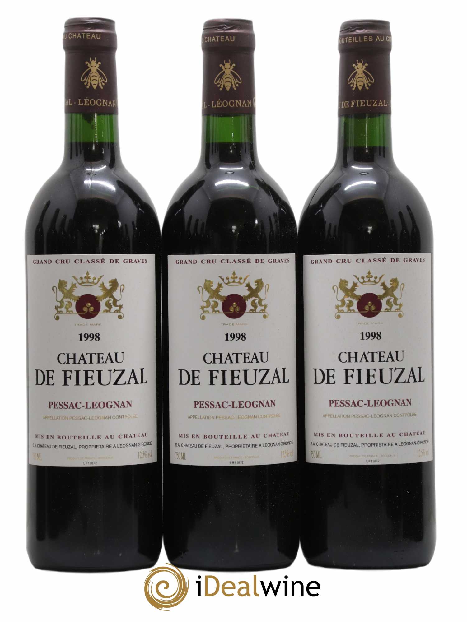 Château de Fieuzal Cru Classé de Graves 1998 - Lot de 12 bouteilles - 4