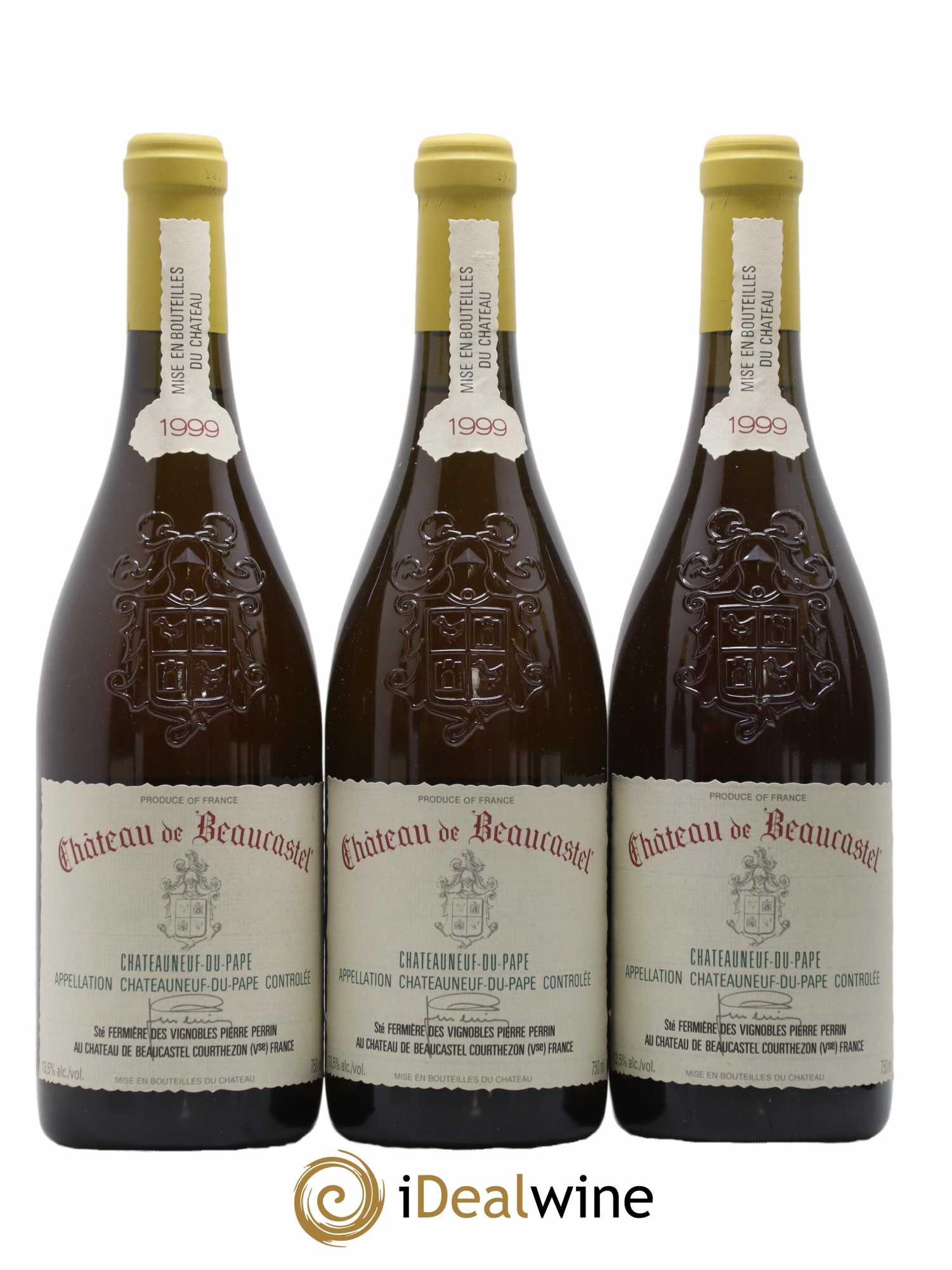 Châteauneuf-du-Pape Château de Beaucastel Famille Perrin (sans prix de réserve) 1999 - Lot de 12 bouteilles - 4