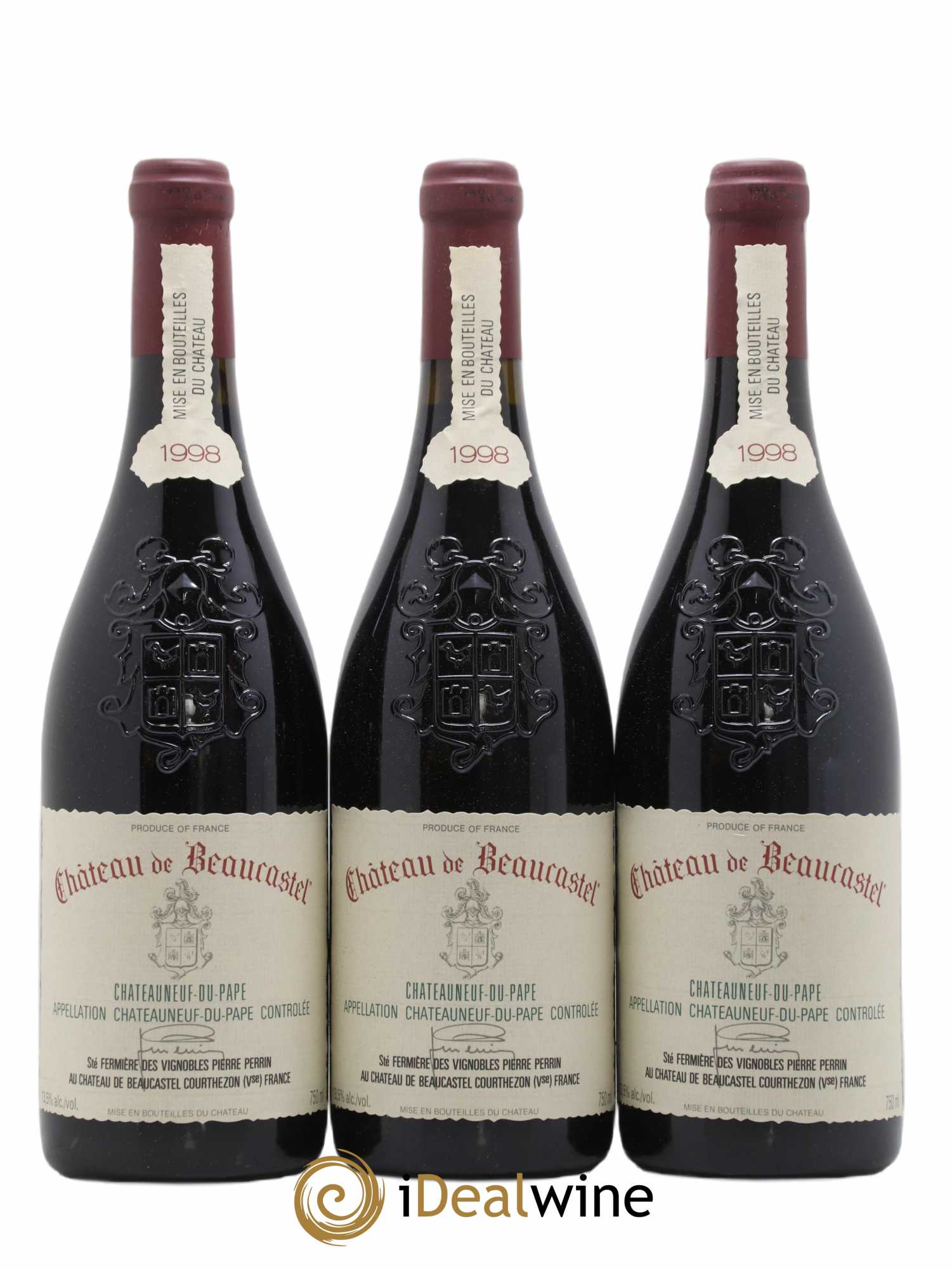 Châteauneuf-du-Pape Château de Beaucastel Famille Perrin 1998 - Lot de 12 bouteilles - 3