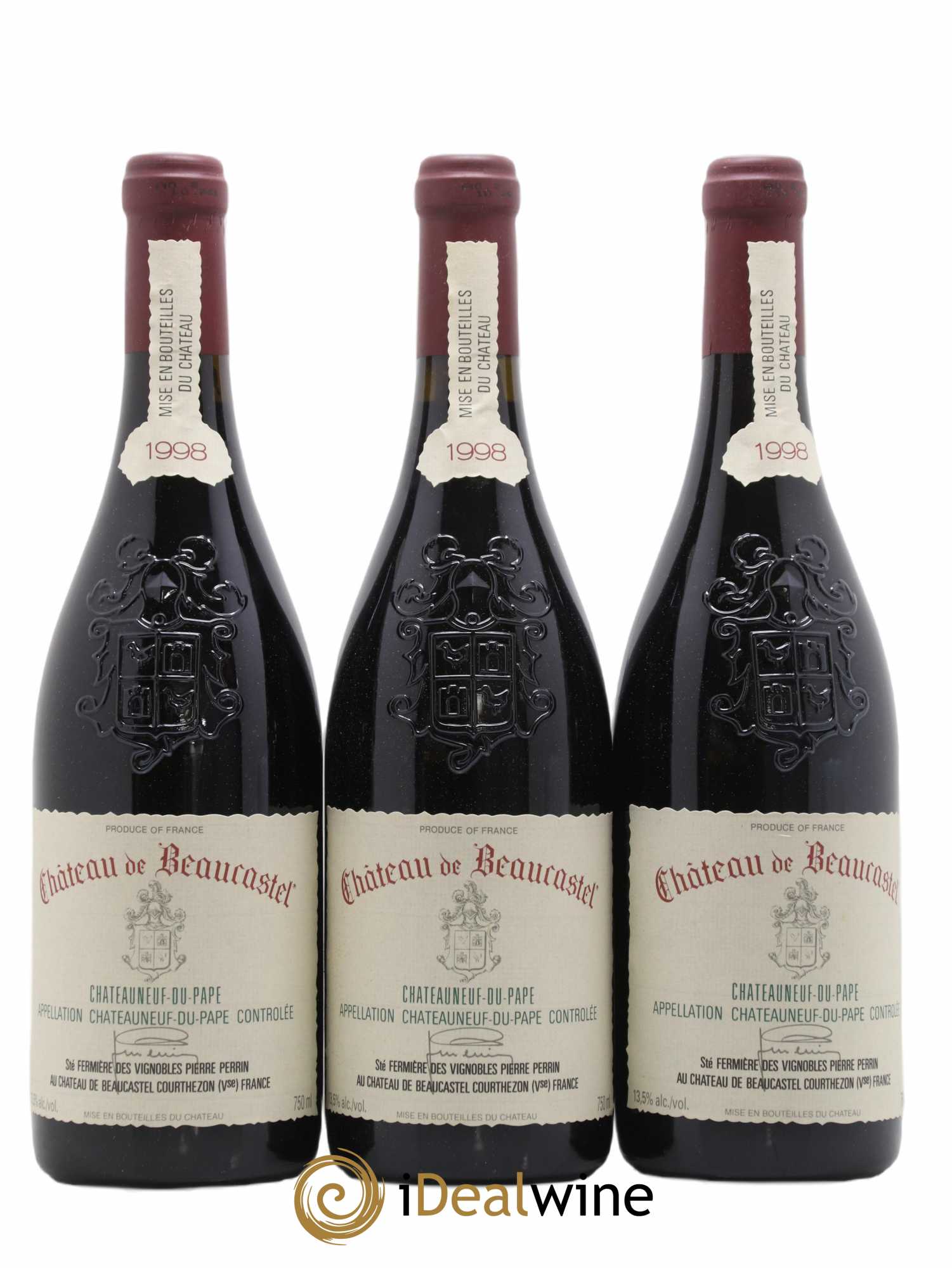 Châteauneuf-du-Pape Château de Beaucastel Famille Perrin 1998 - Lot de 12 bouteilles - 4