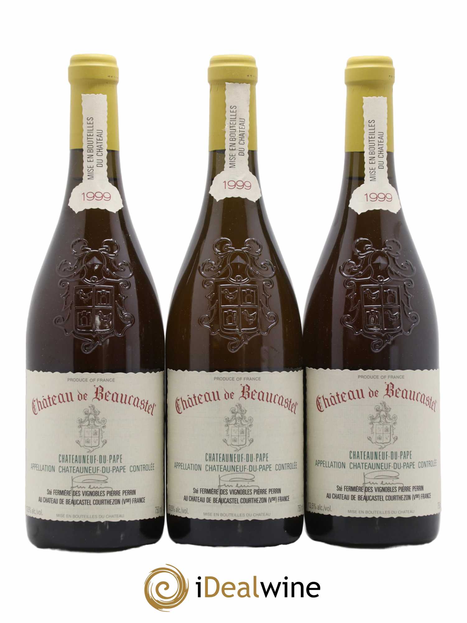 Châteauneuf-du-Pape Château de Beaucastel Famille Perrin  (sans prix de réserve) 1999 - Lot de 12 bouteilles - 2