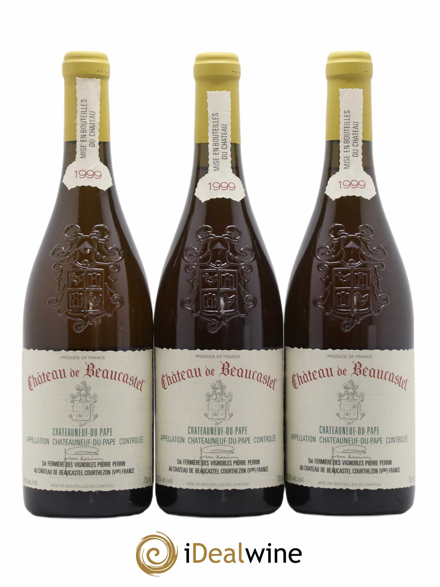 Châteauneuf-du-Pape Château de Beaucastel Famille Perrin  (sans prix de réserve) 1999 - Lot de 12 bouteilles - 4