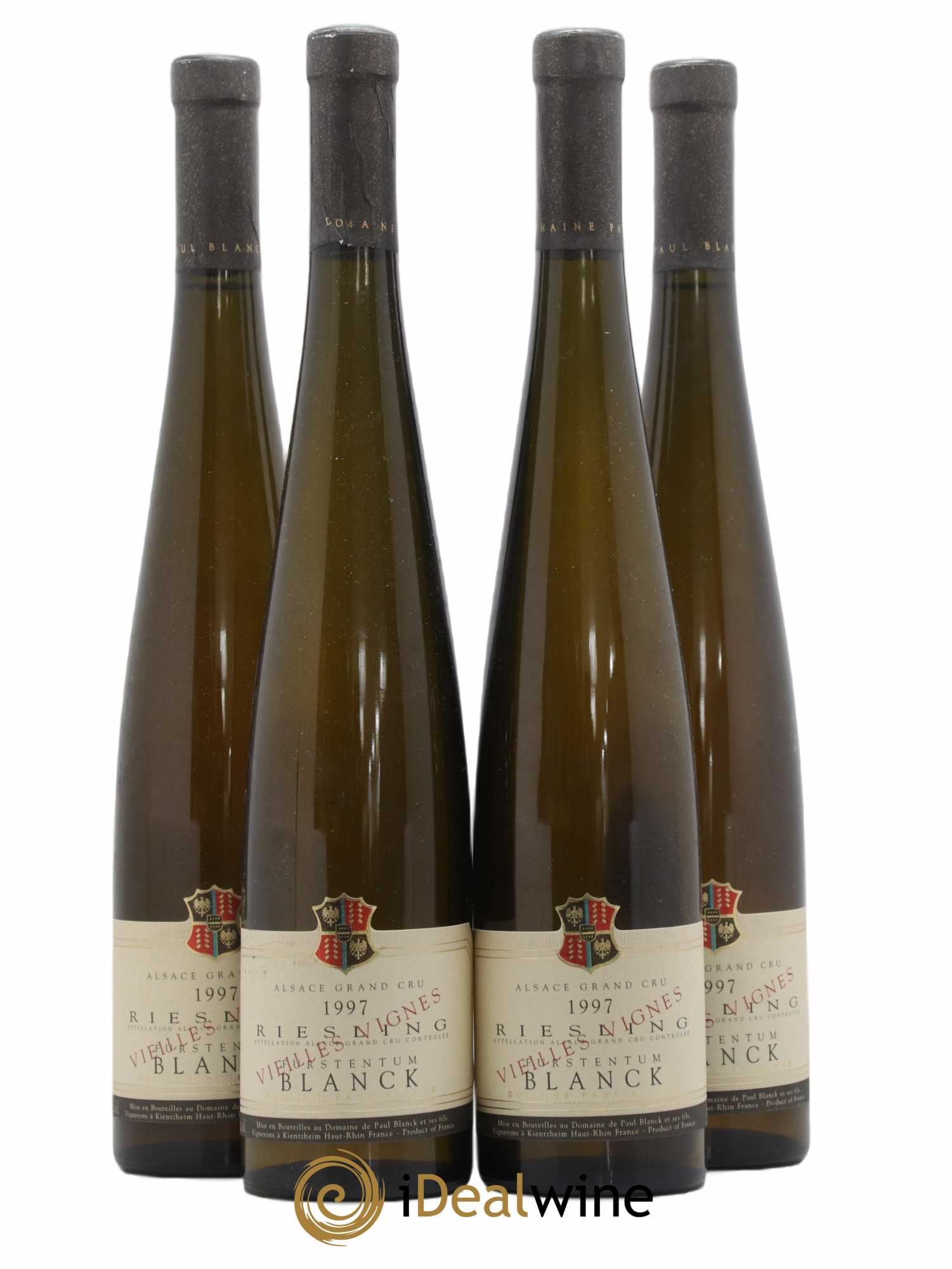 Riesling Furstentum Vieilles vignes Blanck 1997 - Posten von 4 Flaschen - 0