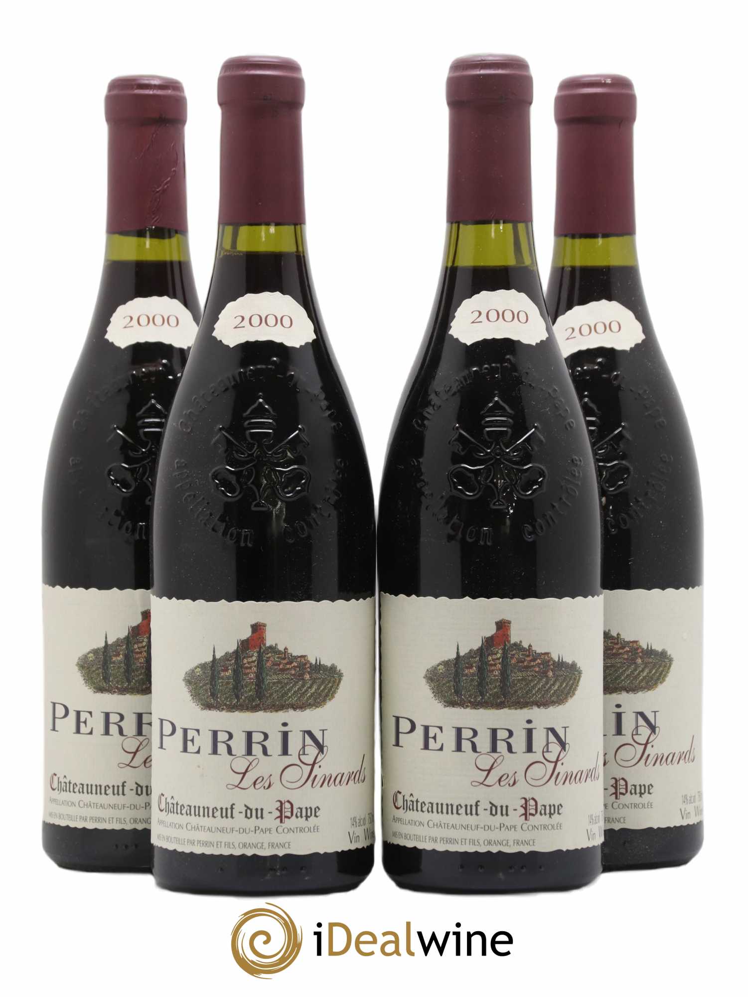 Châteauneuf-du-Pape Domaine Perrin Les Sinards 2000 - Posten von 4 Flaschen - 0