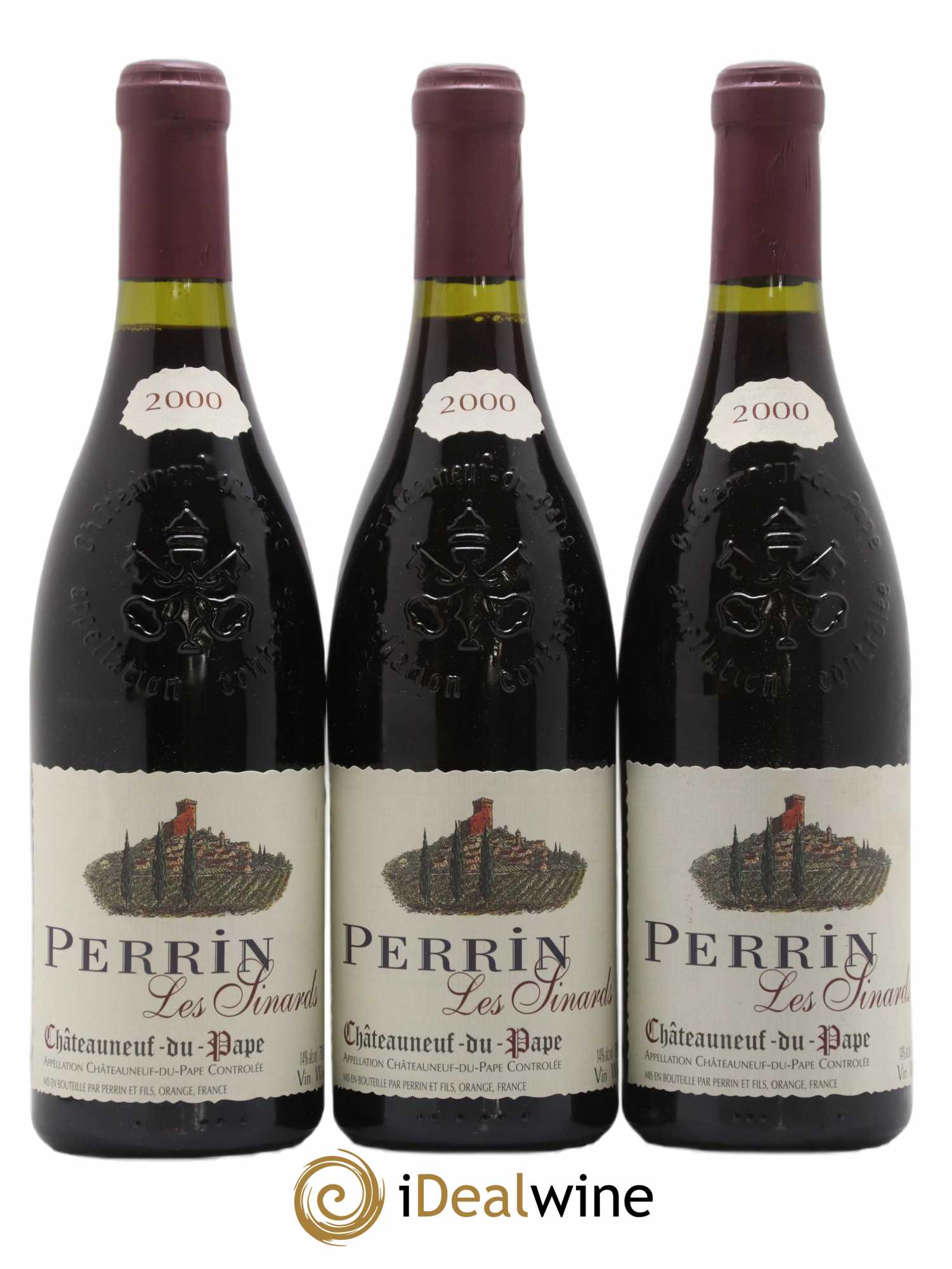 Châteauneuf-du-Pape Domaine Perrin Les Sinards 2000 - Posten von 3 Flaschen - 0