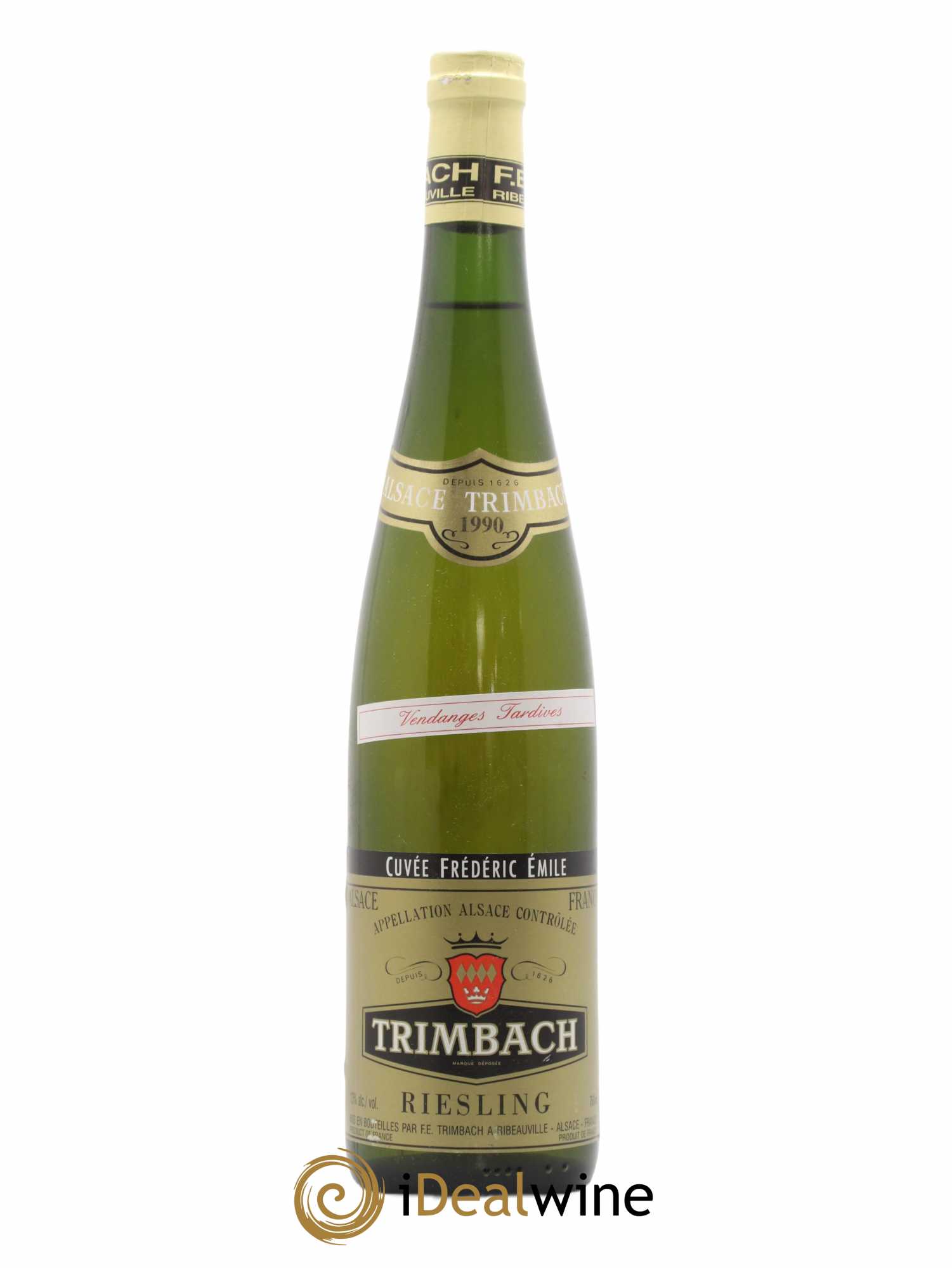 Alsace Riesling Vendanges Tardives Cuvée Frédéric Emile Trimbach (Domaine) 1990 - Lotto di 1 bottiglia - 0
