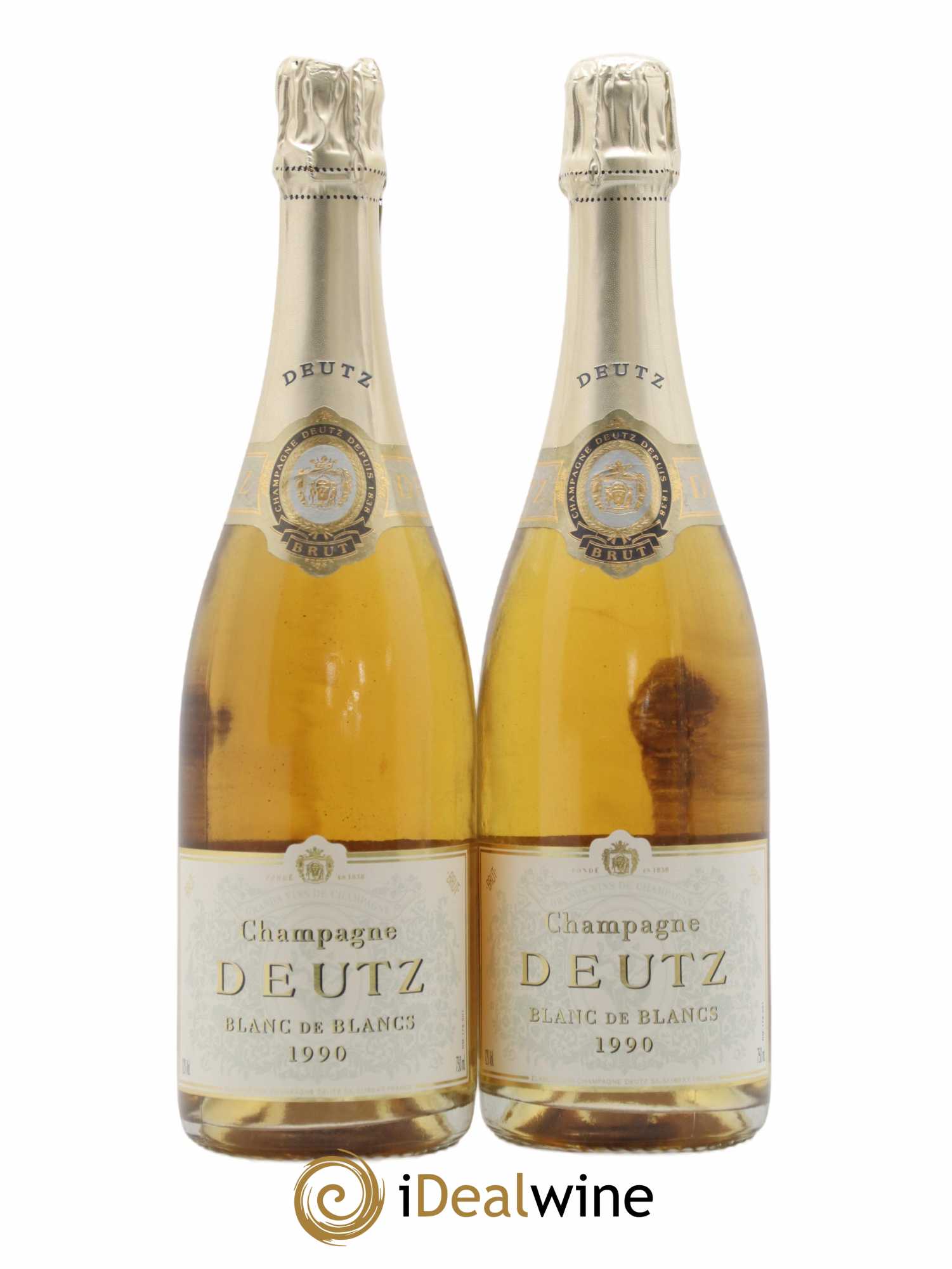 Blanc de Blancs Brut Deutz 1990 - Lot de 2 bouteilles - 0