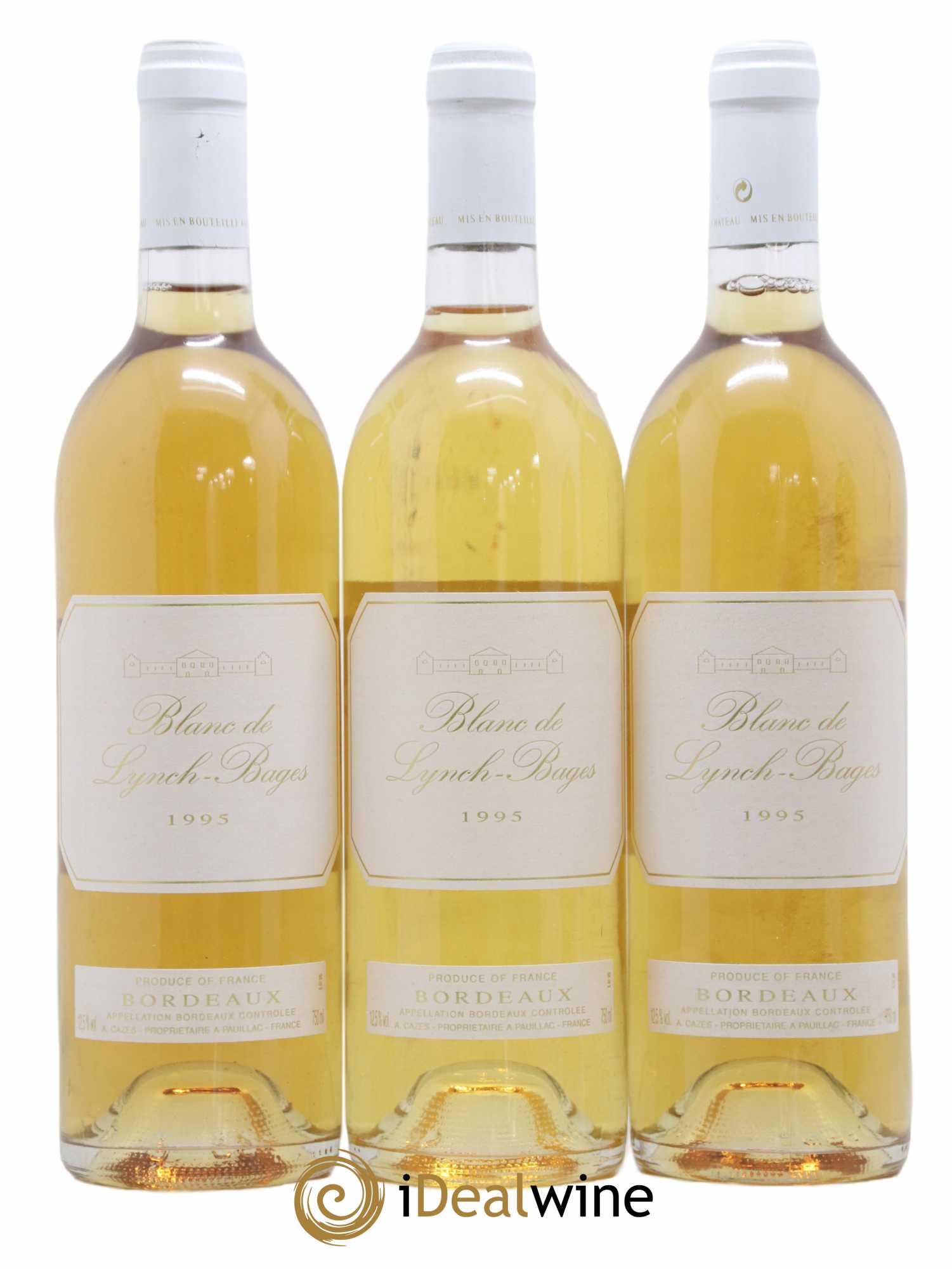 Blanc de Lynch Bages 1995 - Lot de 12 bouteilles - 1