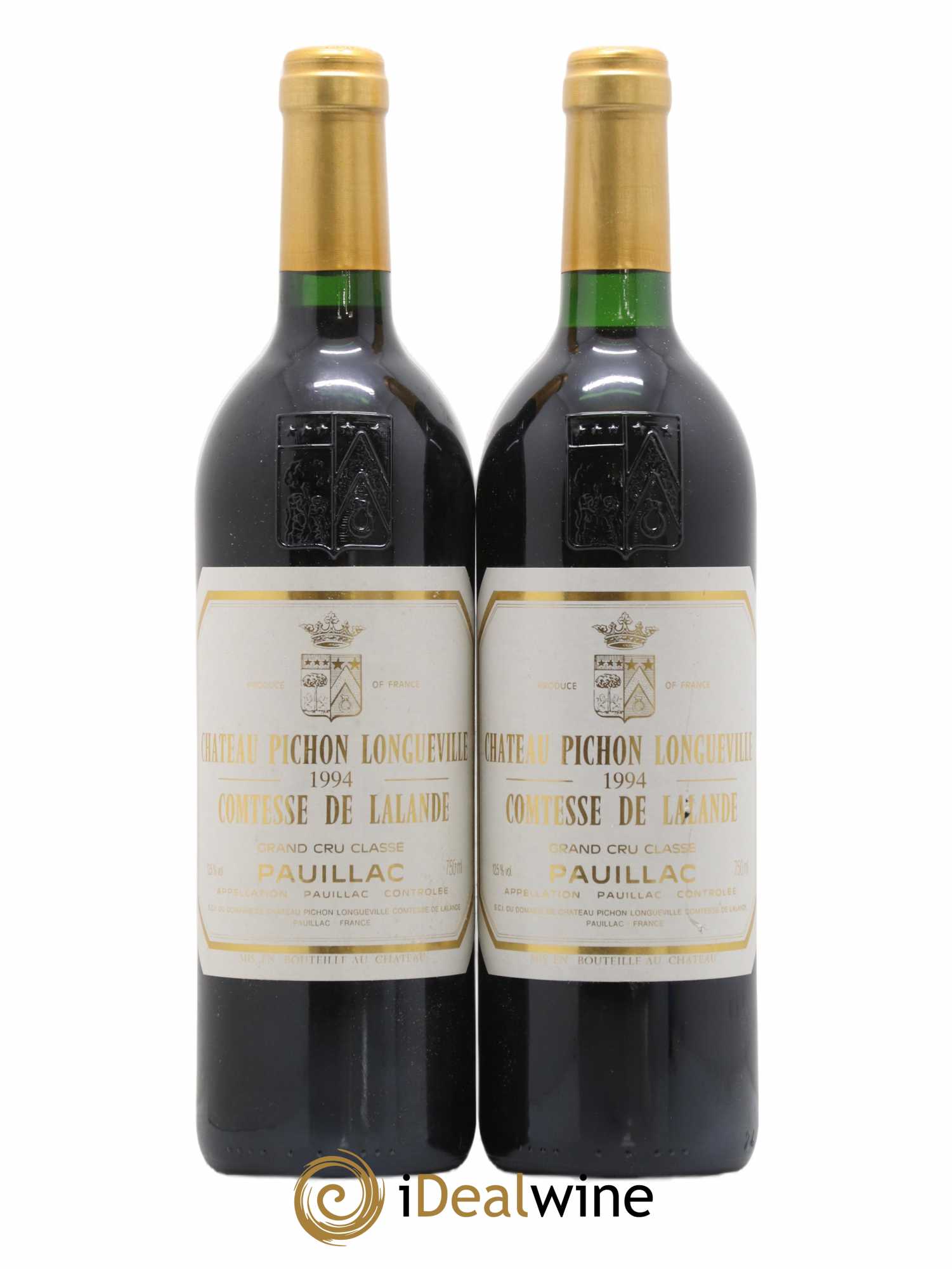 Château Pichon Longueville Comtesse de Lalande 2ème Grand Cru Classé 1994 - Lot de 2 bouteilles - 0