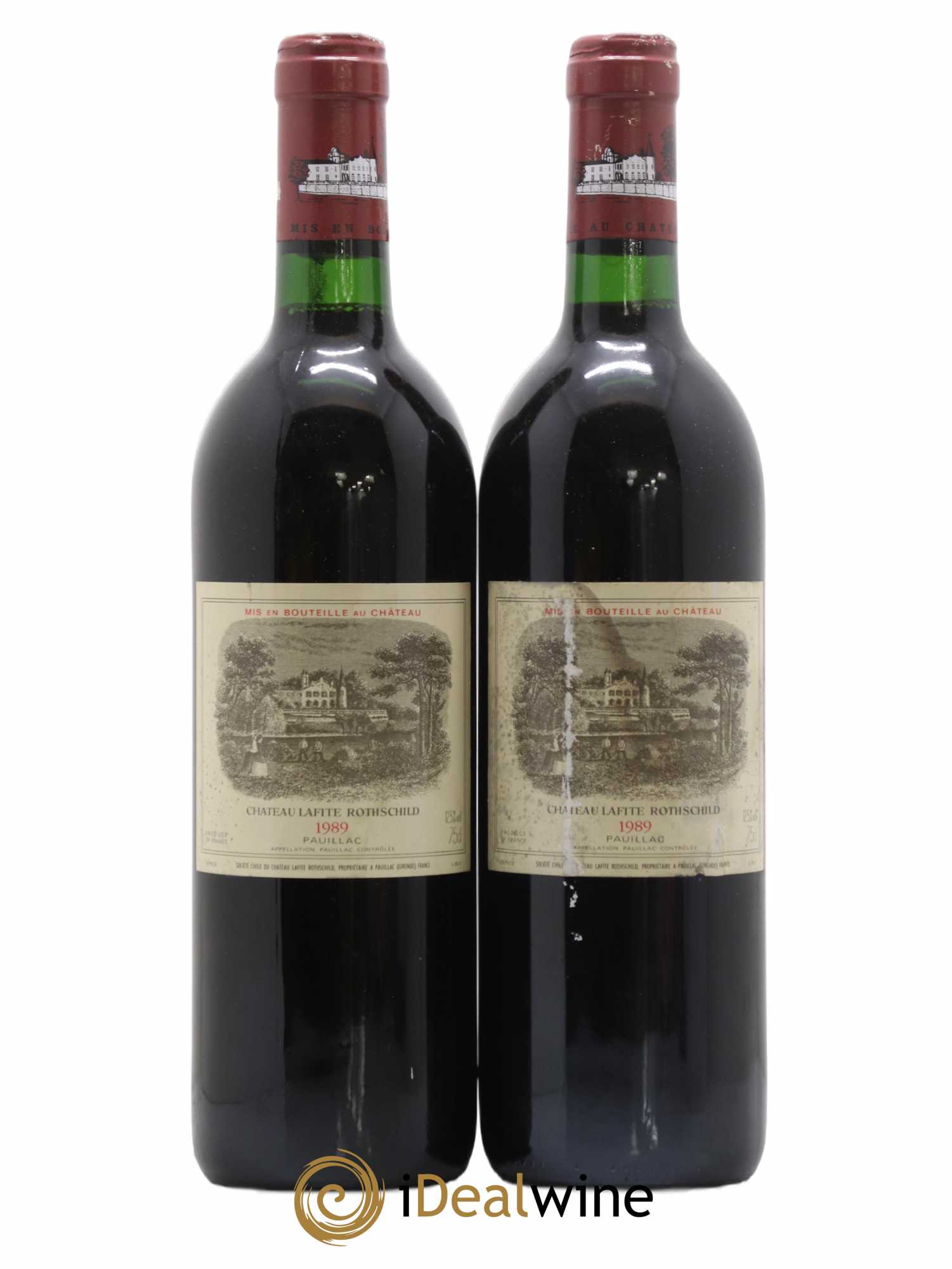 Château Lafite Rothschild 1er Grand Cru Classé 1989 - Lot de 2 bouteilles - 0