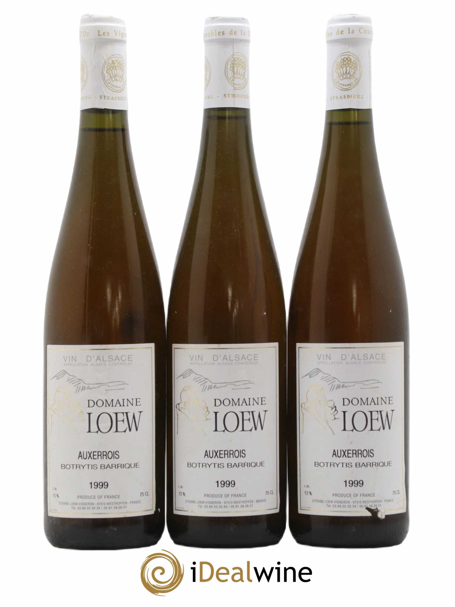 Alsace  1999 - Posten von 6 Flaschen - 2
