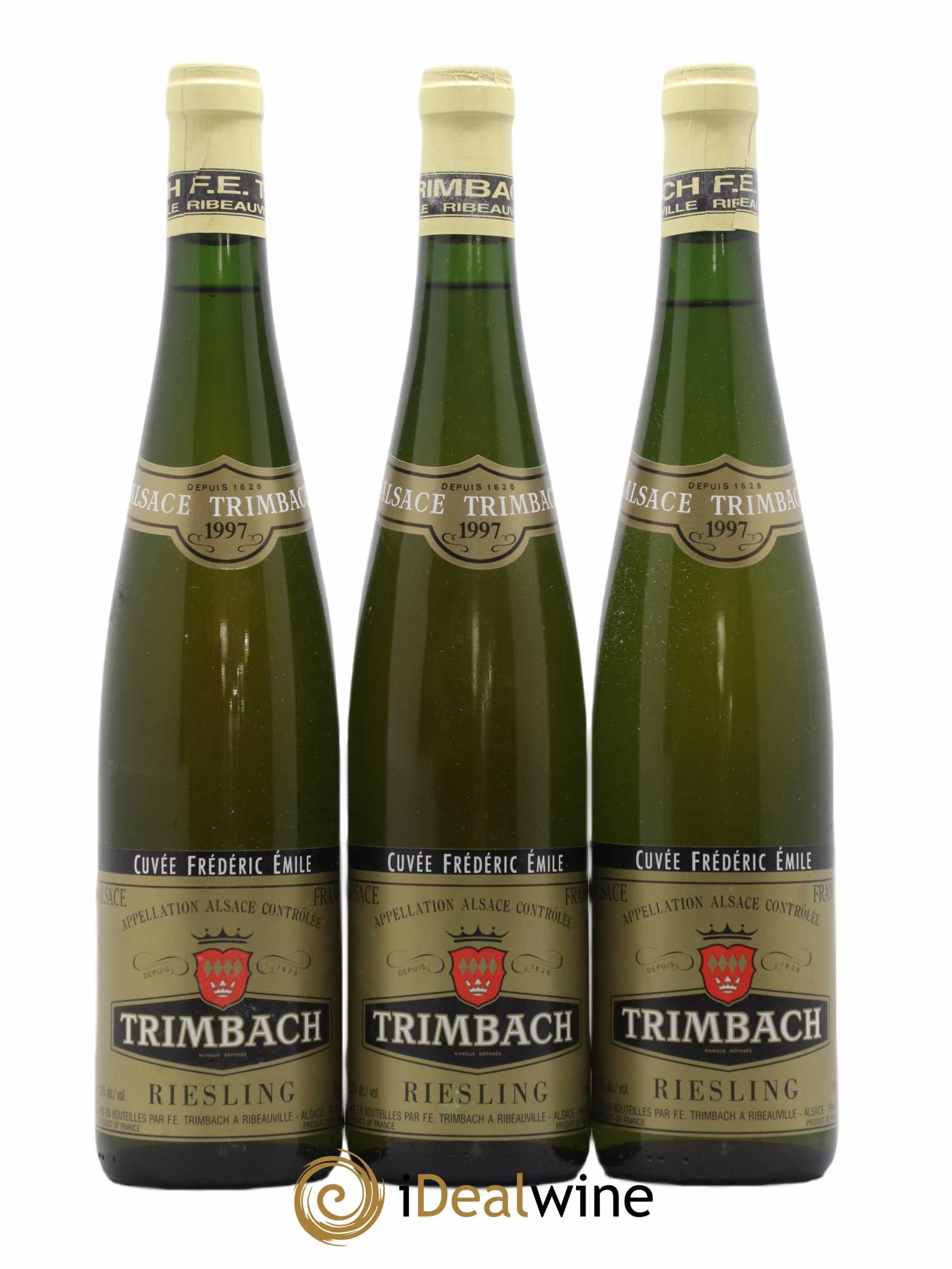 Alsace Riesling Cuvée Frédéric Emile Trimbach (Domaine) 1997 - Lot de 3 bouteilles - 0