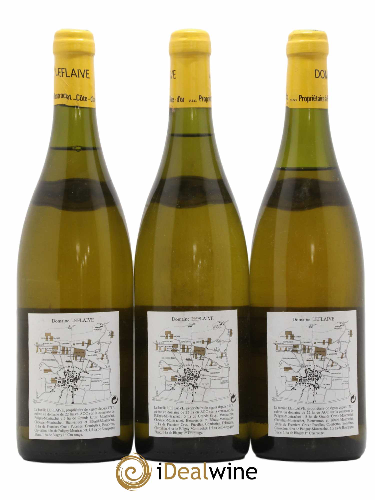 Puligny-Montrachet 1er Cru Les Combettes Leflaive (Domaine) 1996 - Lot de 3 bouteilles - 1