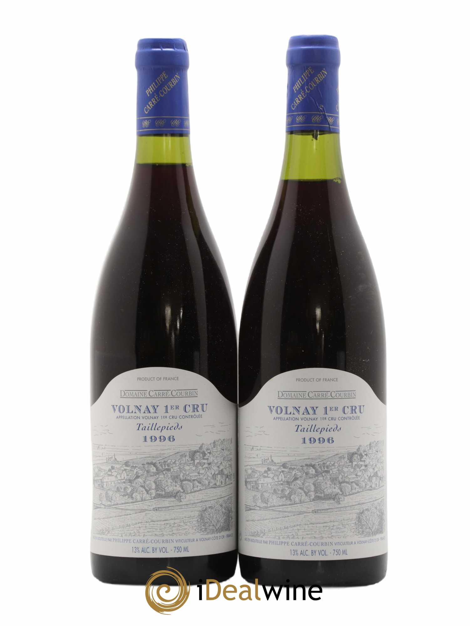 Volnay 1er Cru Taillepied Carre Courbin 1996 - Posten von 2 Flaschen - 0