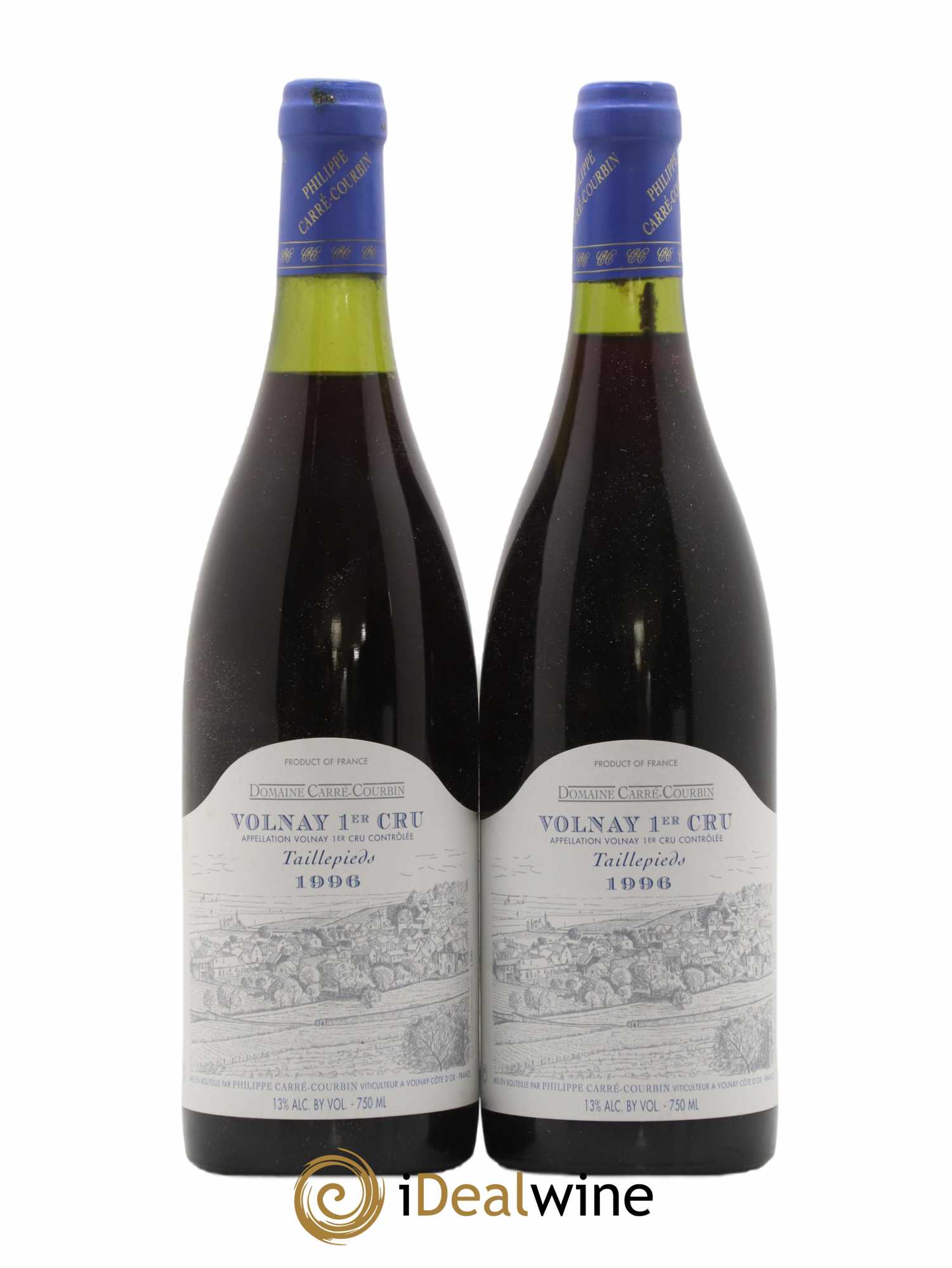 Volnay 1er Cru Taillepied Carre Courbin 1996 - Posten von 2 Flaschen - 0